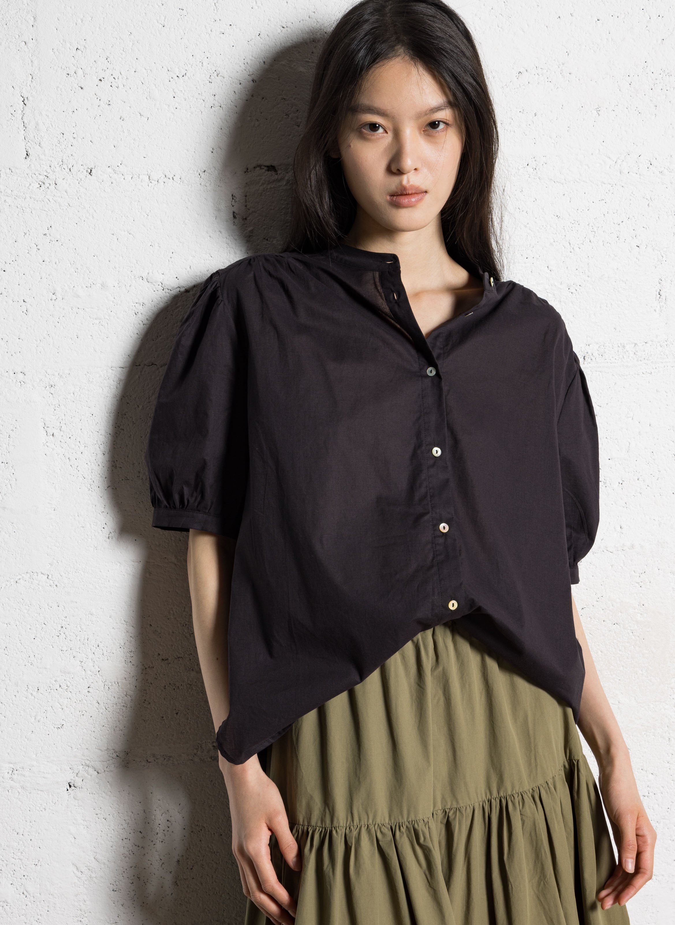 Oversize-Baumwollhemd mit klassischem Kragen JC SOPHIE