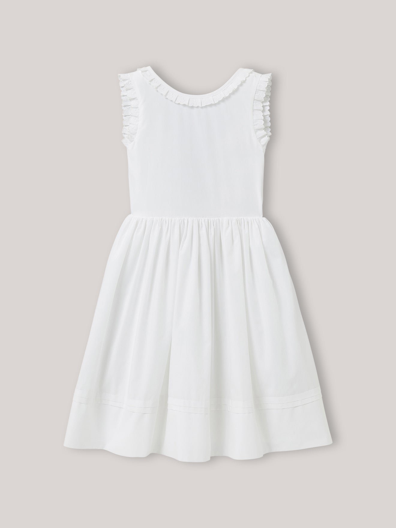 Bonnie dress - arabesque procession CYRILLUS White