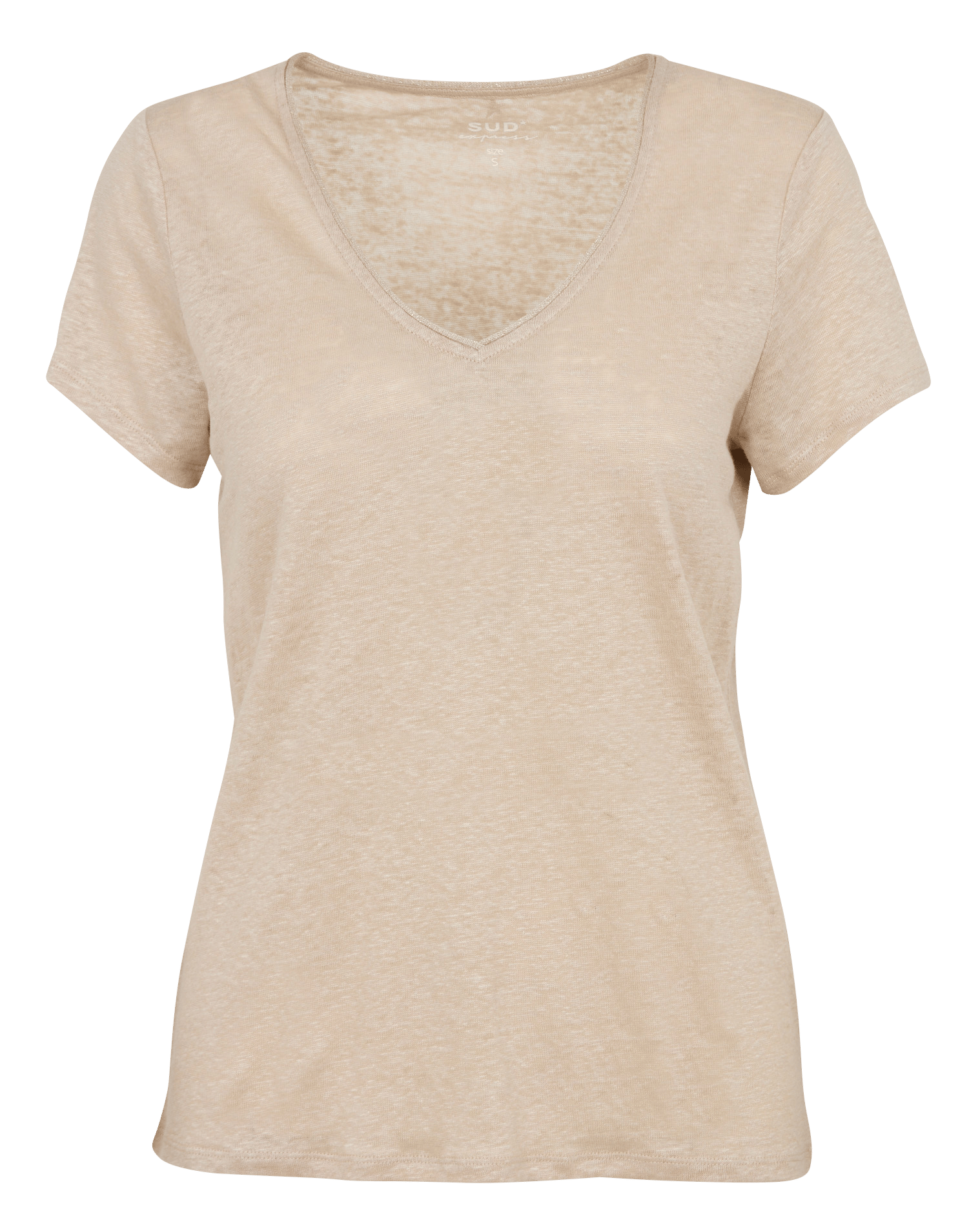 Fine linen V-neck sweater SUD EXPRESS