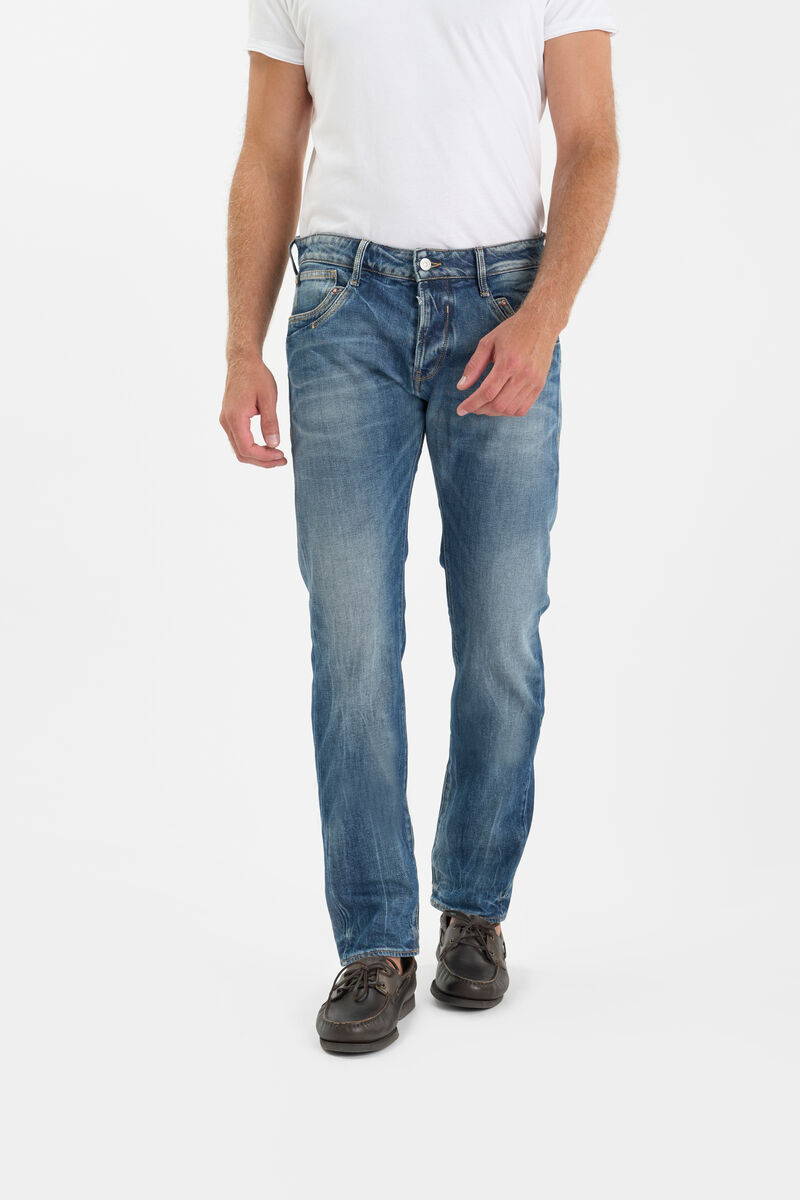 Slim stretch jeans, length 34 LE TEMPS DES CERISES Blue