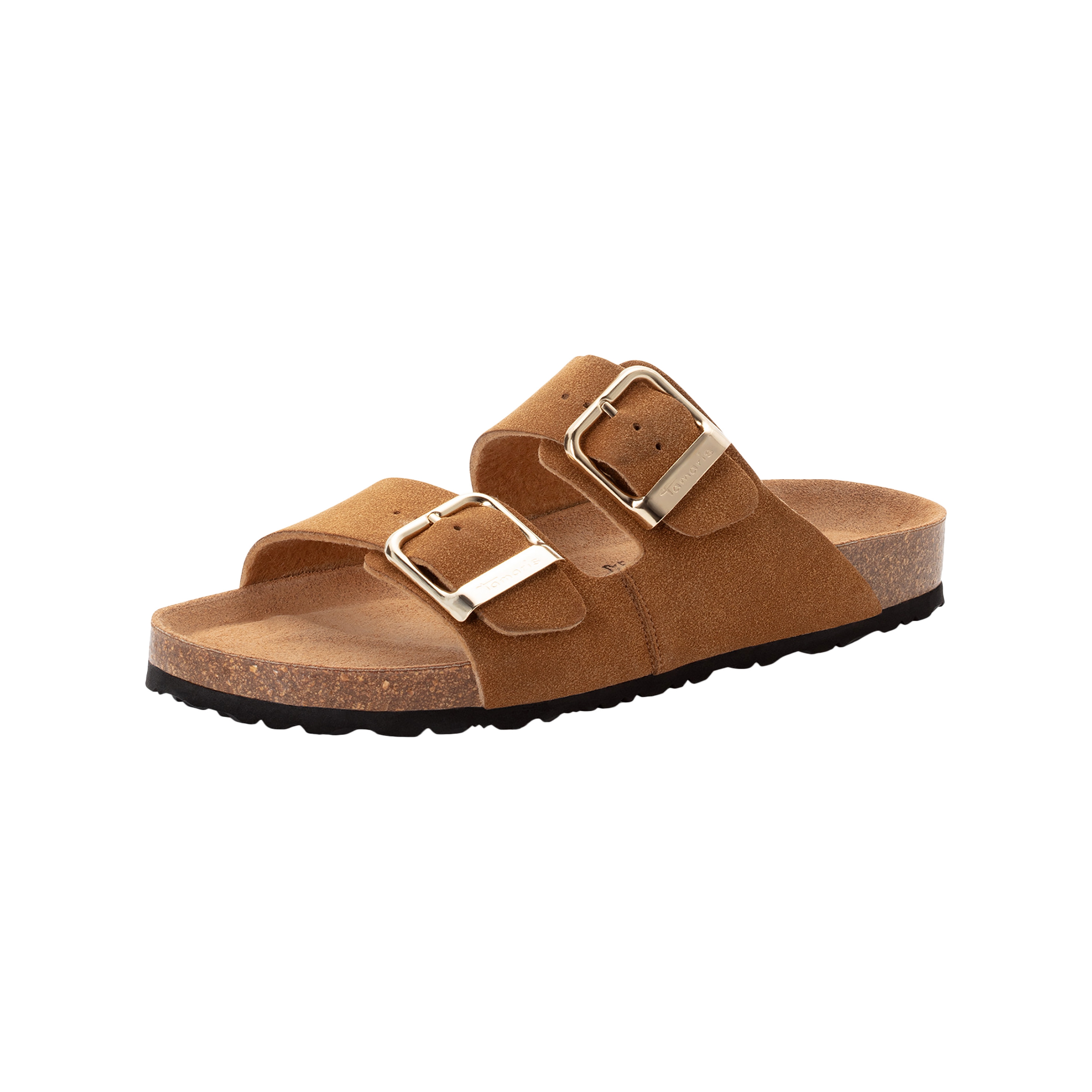 Faux leather sandals Brown