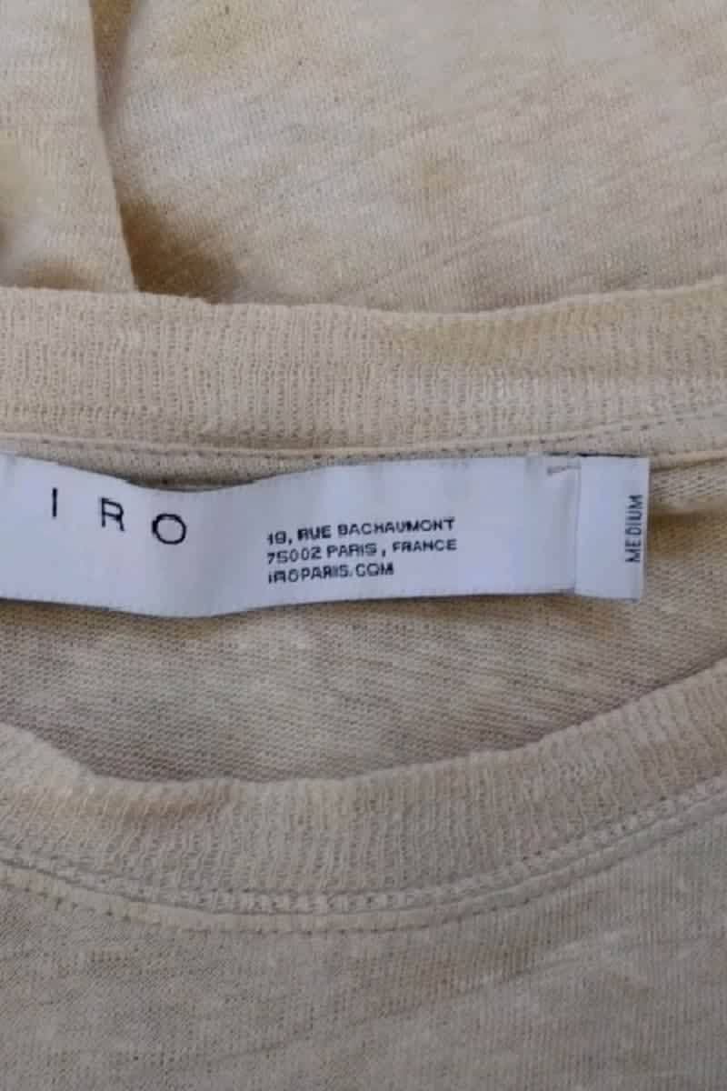 T-shirt IRO - Seconde Main Yellow