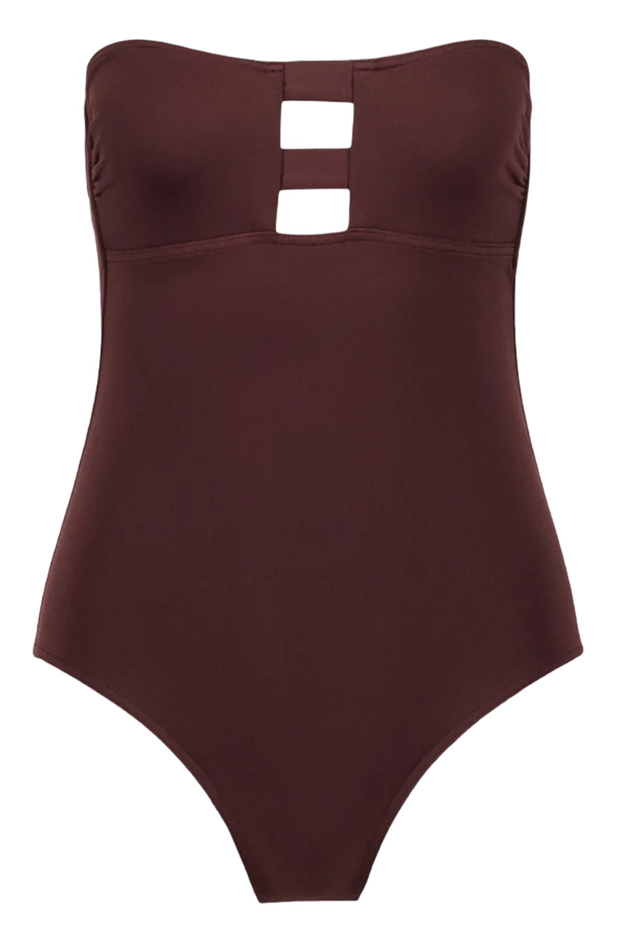 Bustier-Badeanzug ANJA PARIS Braun