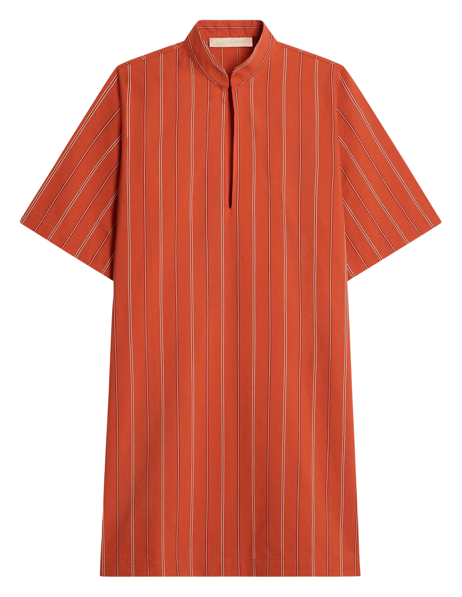 Robe courte droite à rayures VANESSA BRUNO Orange