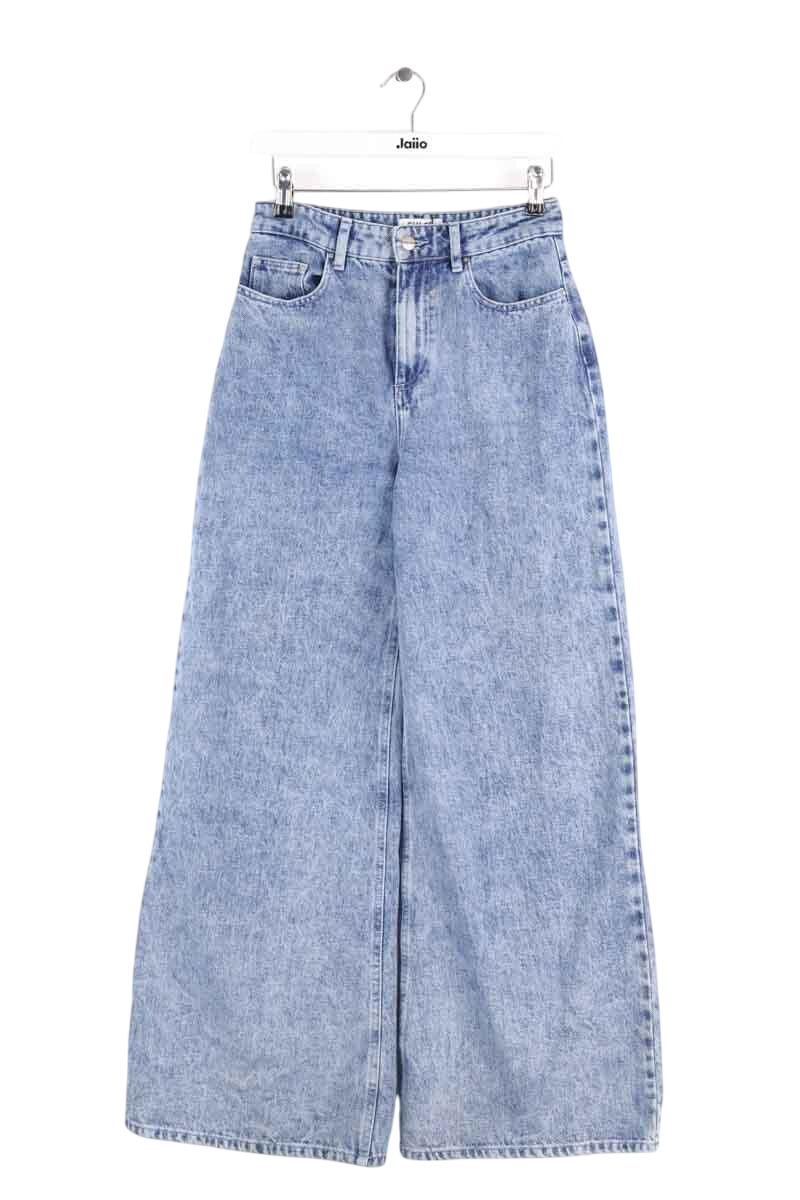 Straight cotton-blend pants CHLOE STORA - SECONDE MAIN Blue