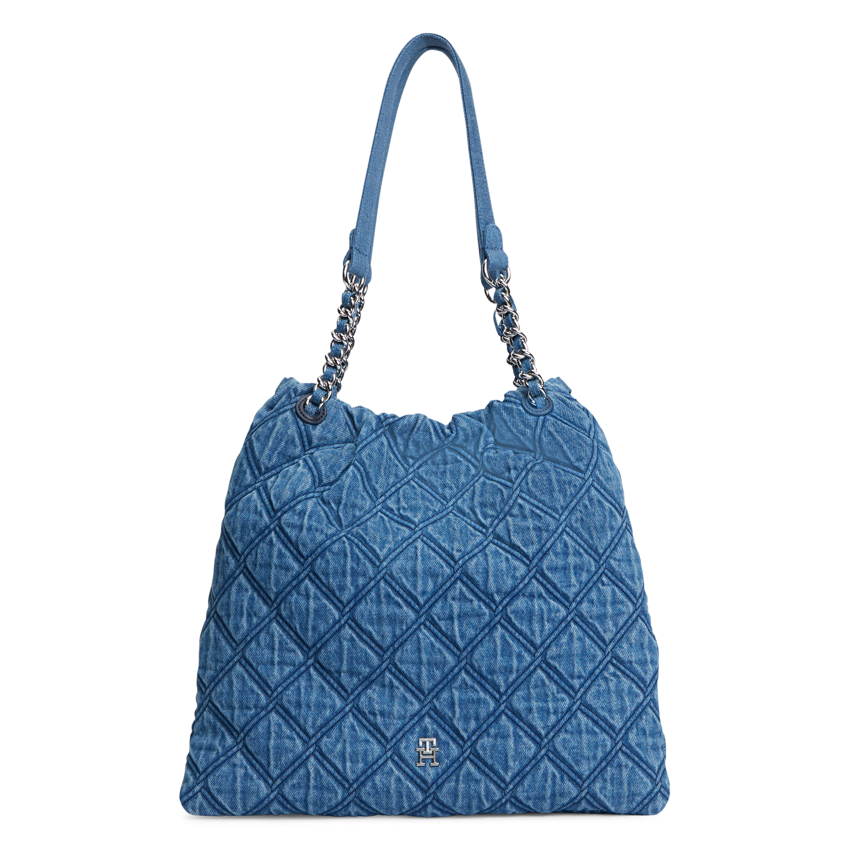 Denim shoulder bag TOMMY HILFIGER Blue