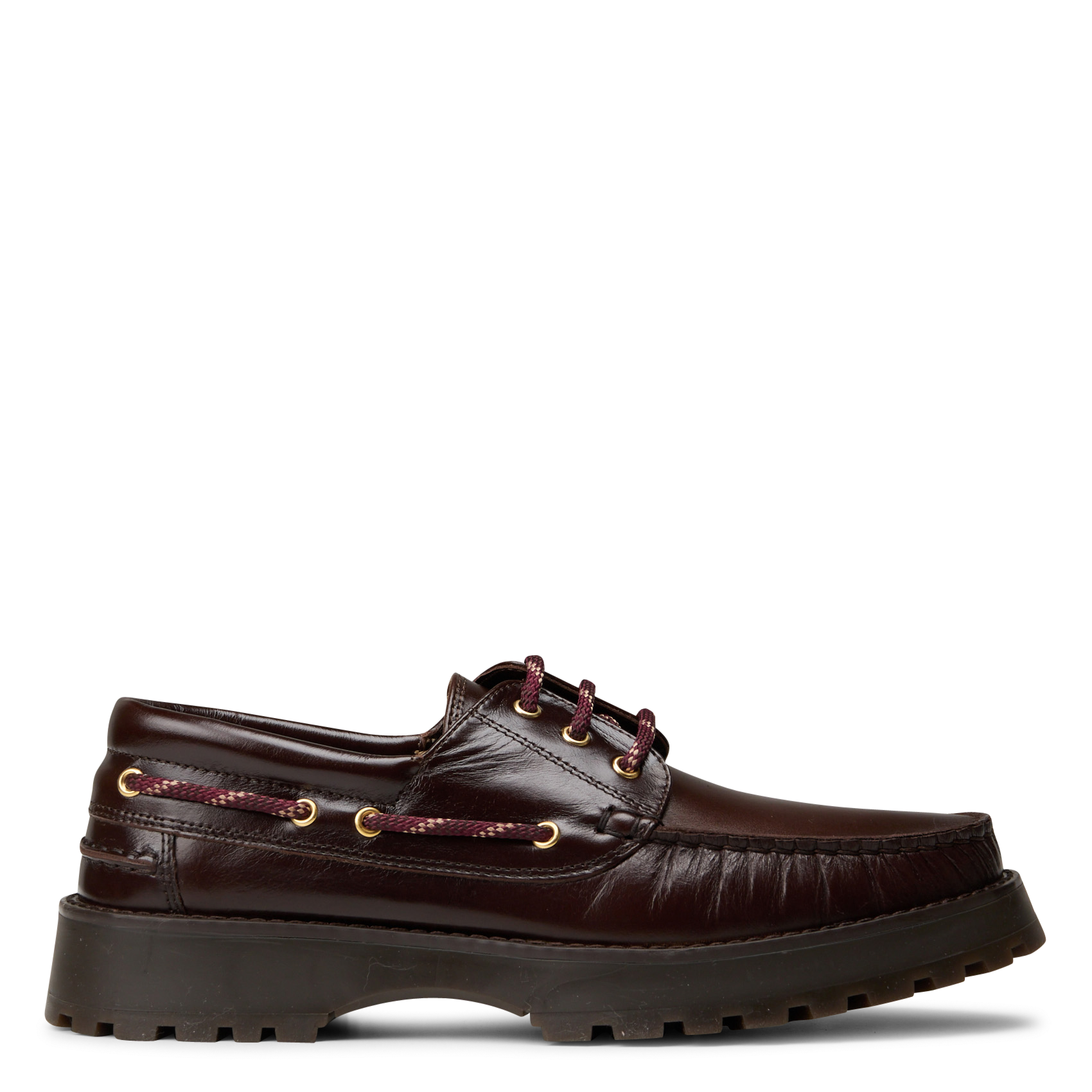 Lace-up leather loafers BOBBIES Brown