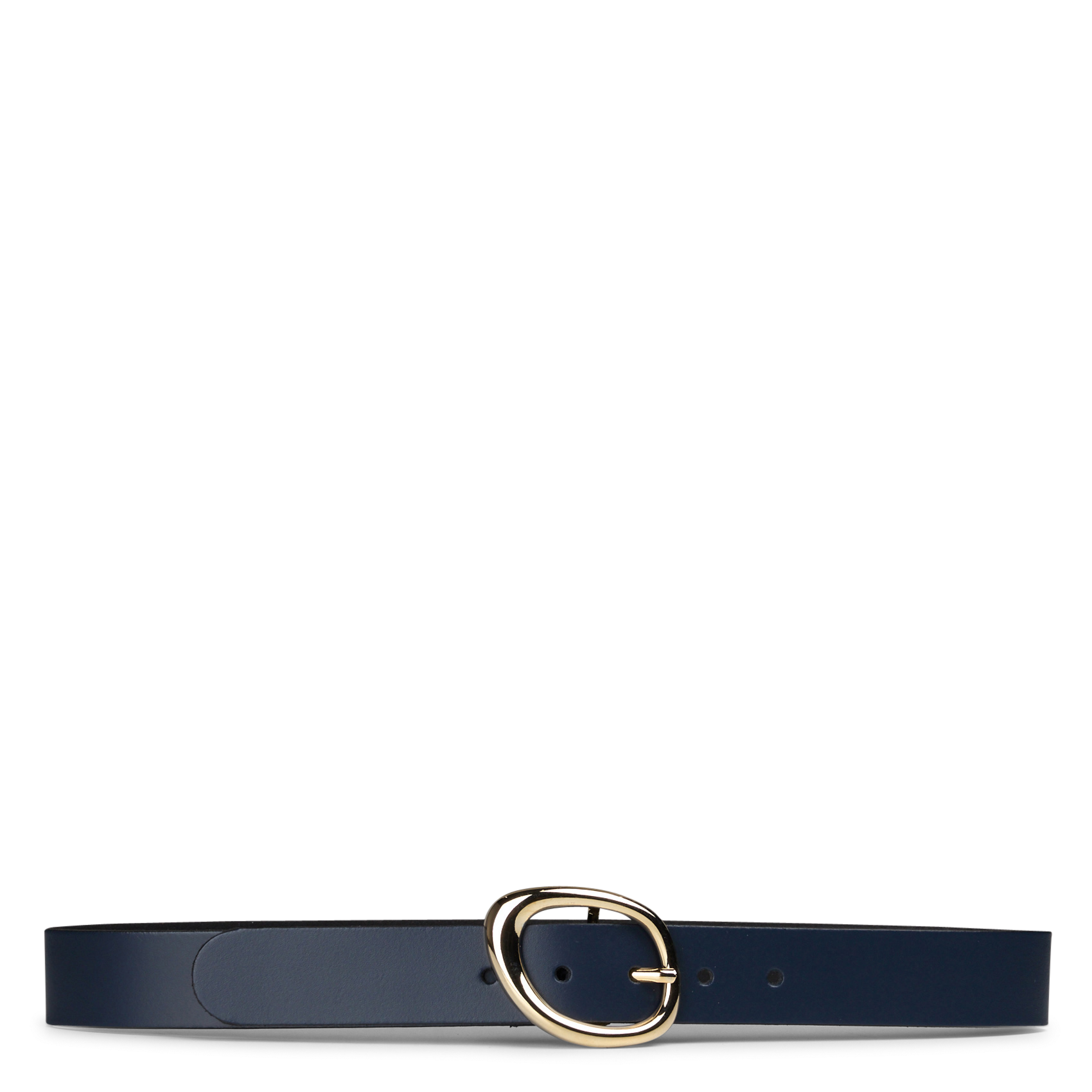 Ceinture à boucle ovale en cuir LA FEE MARABOUTEE