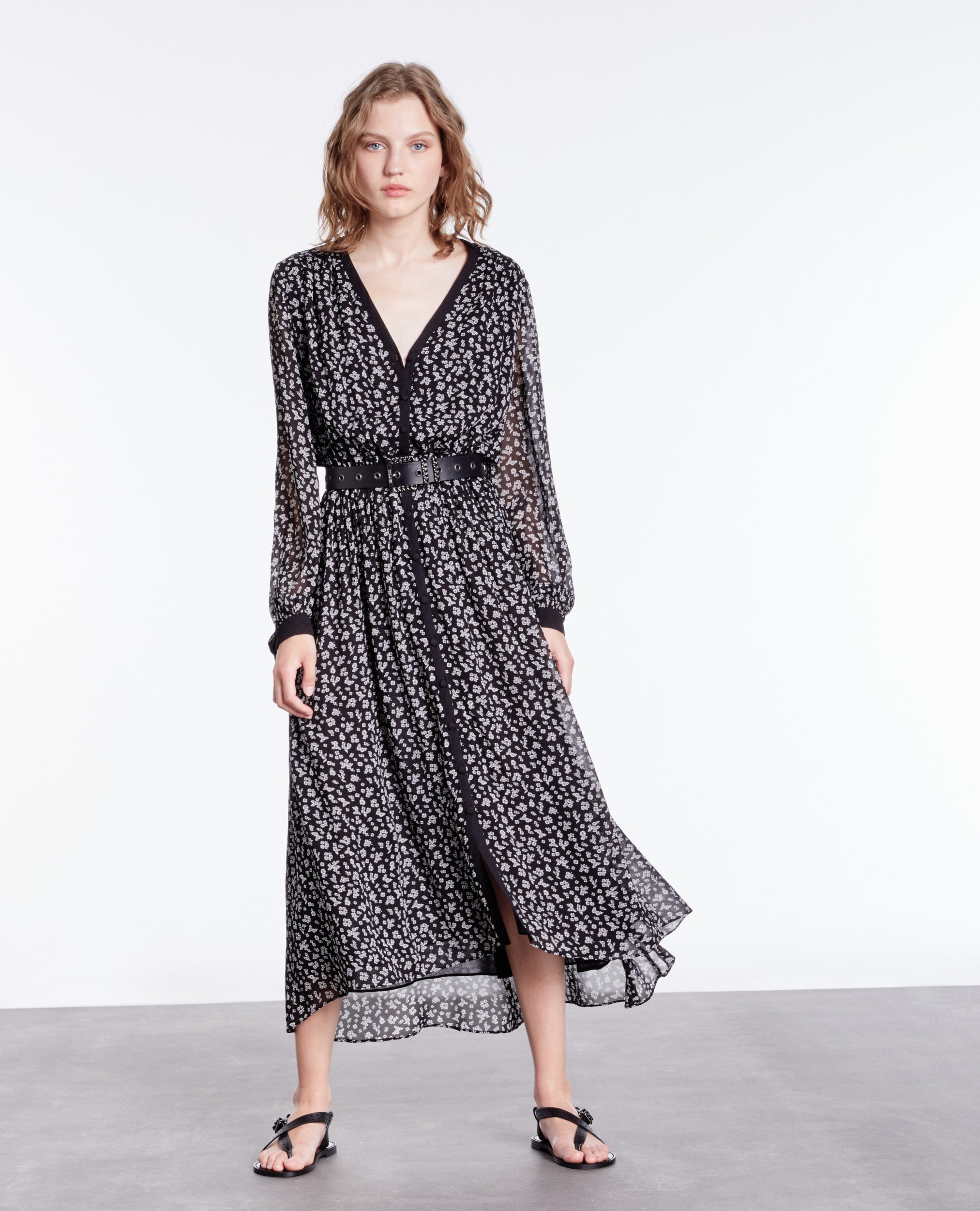 Robe fleuri the kooples hot sale