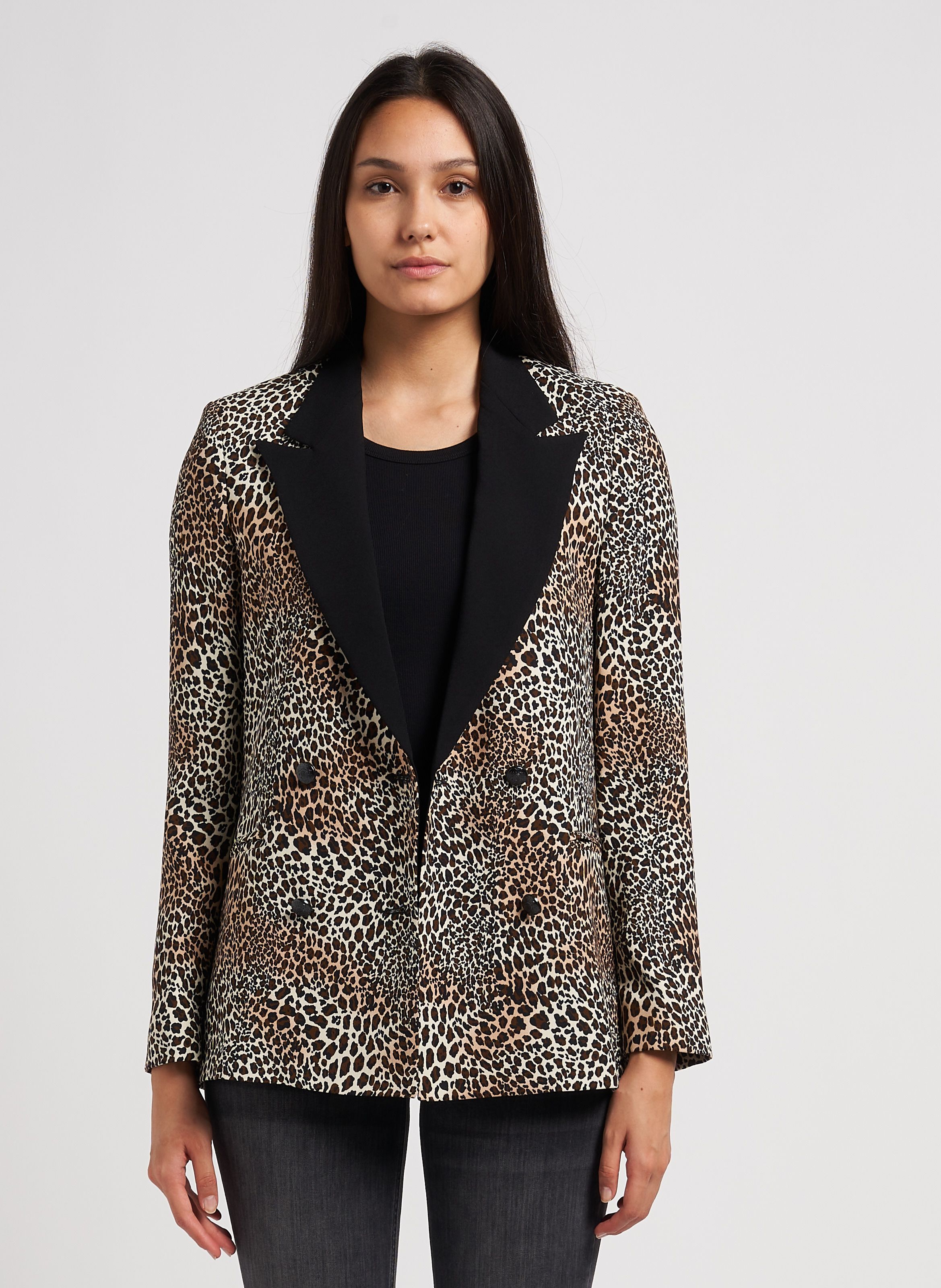 Veste leopard ikks online femme