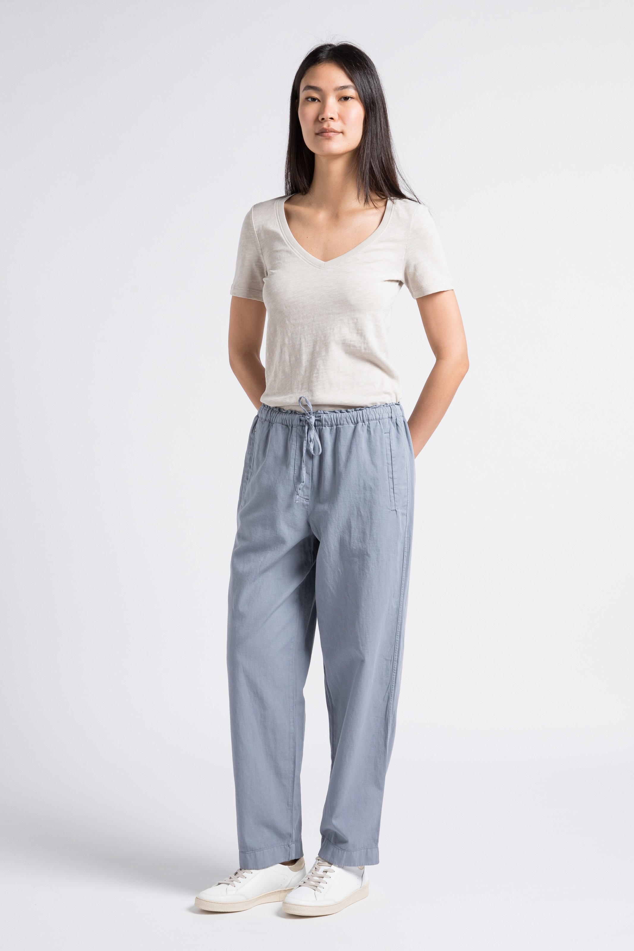 Tapered Hose Aus Baumwoll-mix Nordic Sea Marc O 