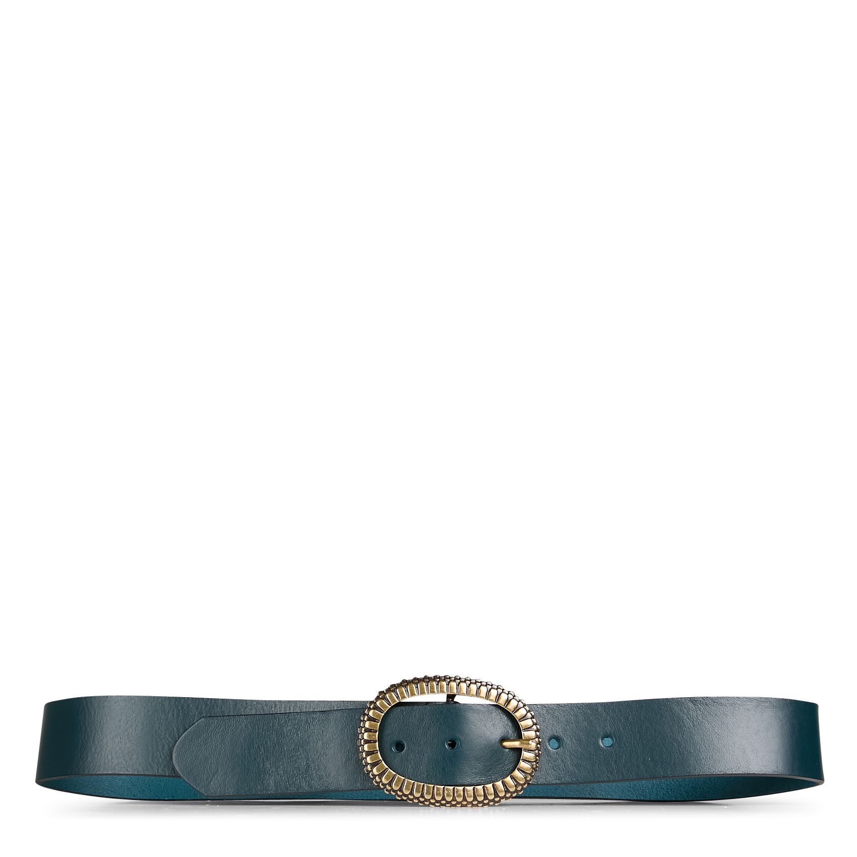 Leren riem met slangen gesp LA FEE MARABOUTEE Blauw