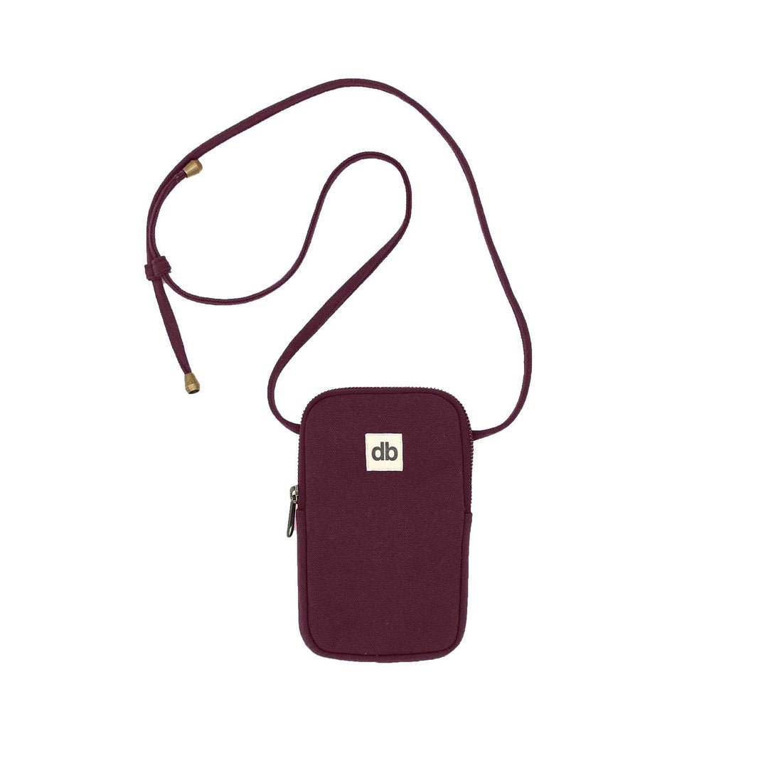 Cotton phone pouch HINDBAG Purple