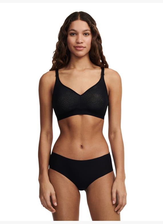 Non-wired support bra | Black by CHANTELLE Non-wired support bra Black