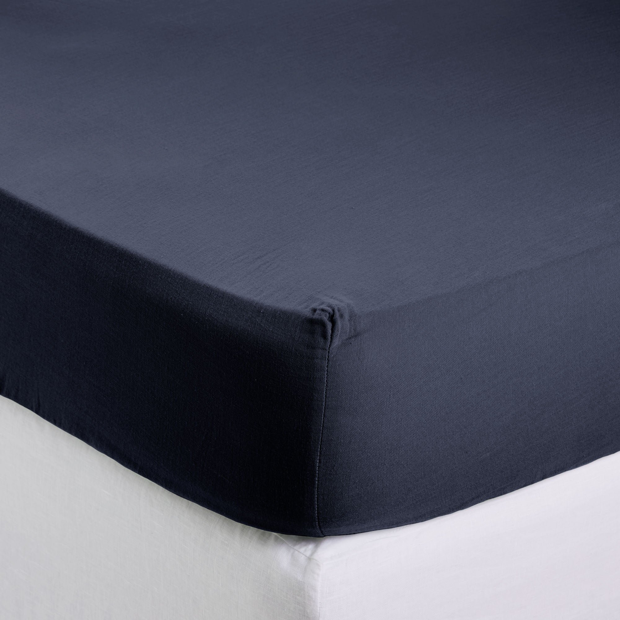 LOU - Cotton fitted sheet MADURA Blue