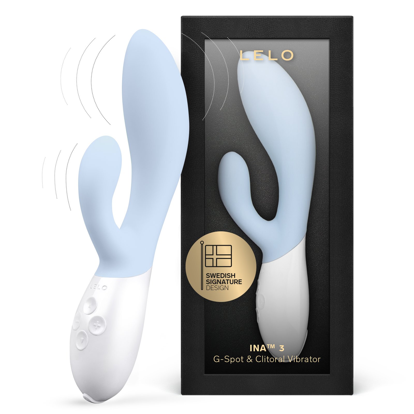 Clitoral stimulator and G-spot rabbit vibrator LELO Bleu