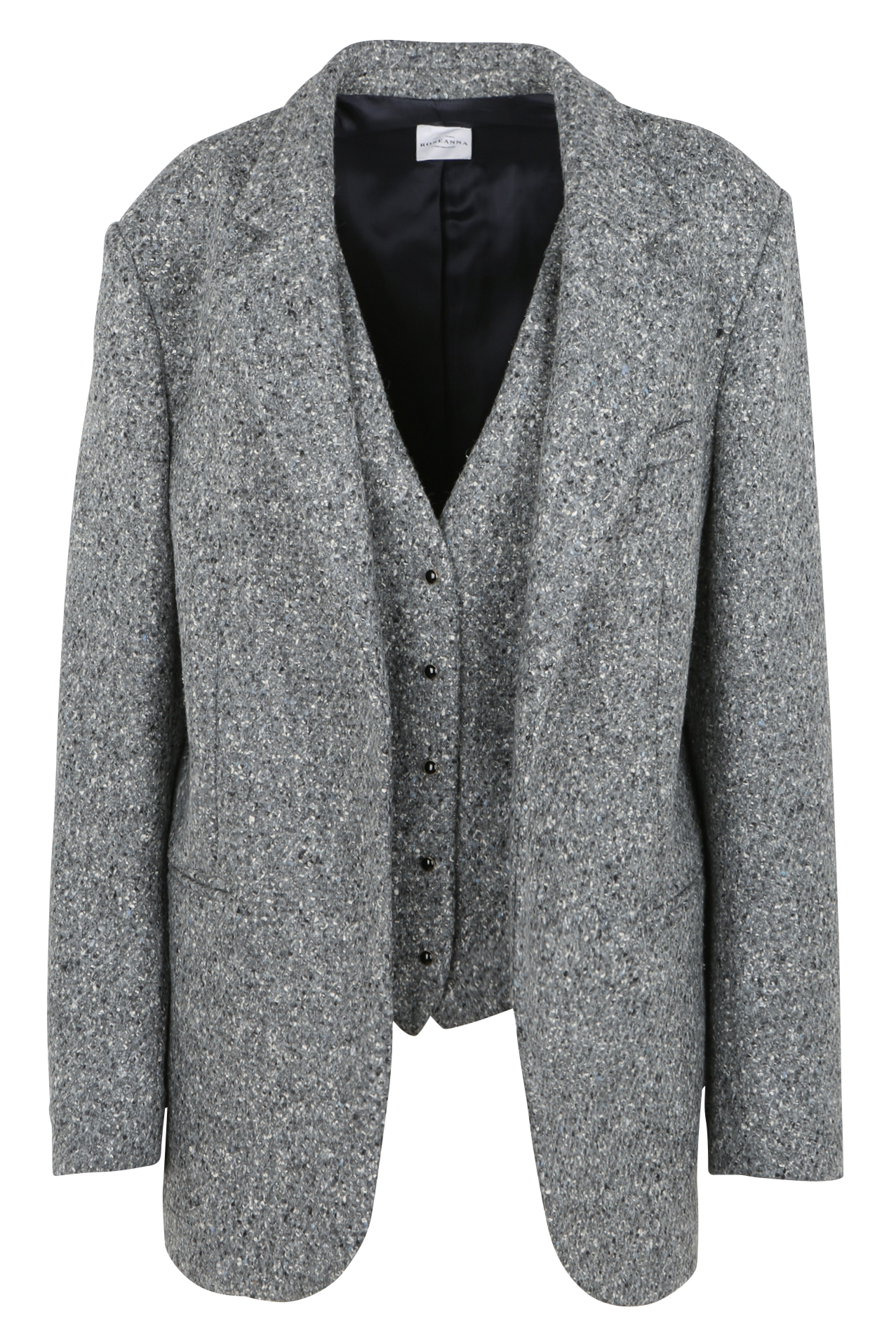Veste de tailleur en laine mélangée ROSEANNA Gris