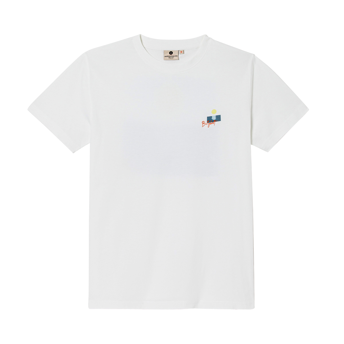 Vintage printed organic cotton T-shirt BILLYBELT White