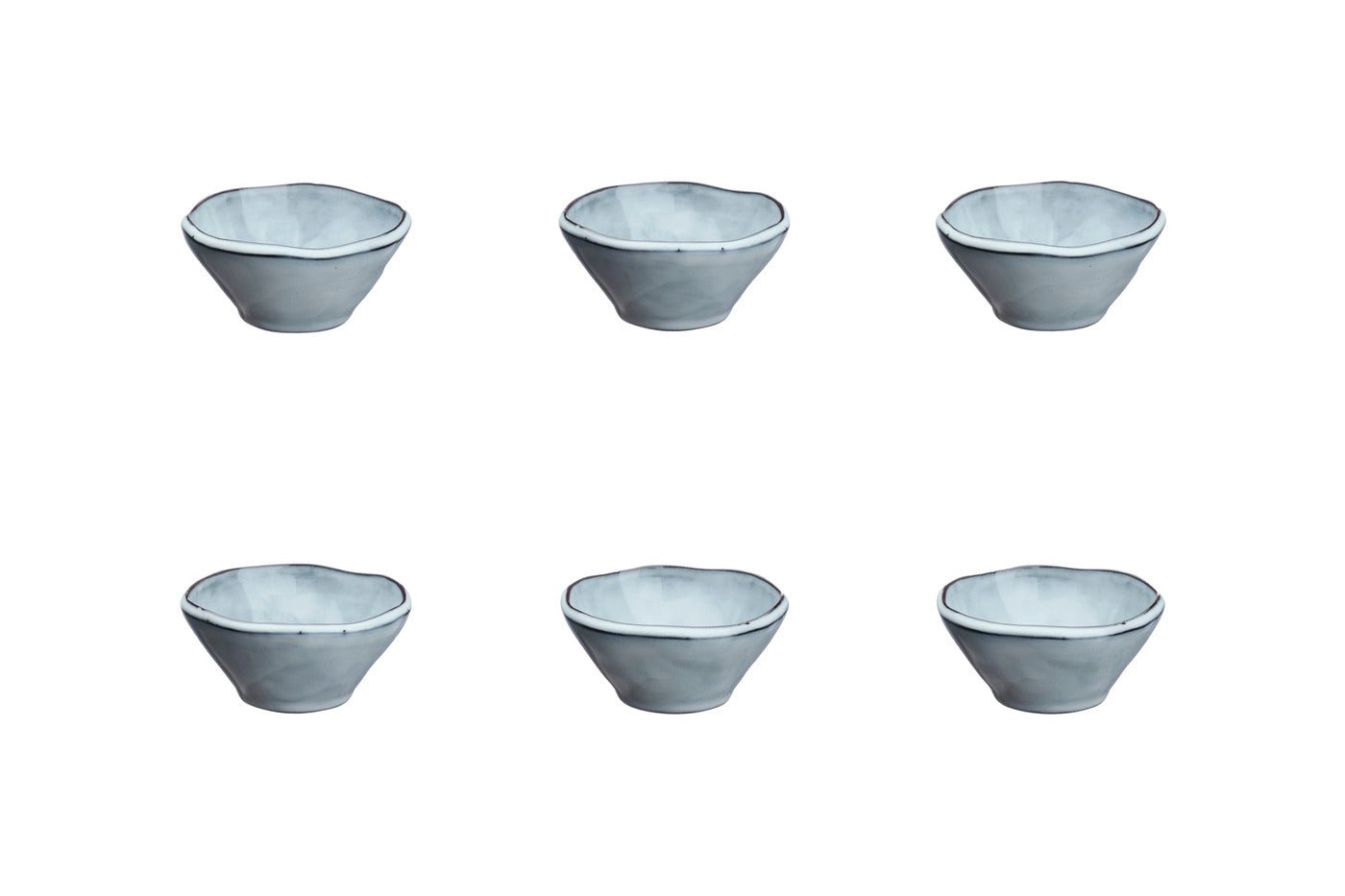 Cloud bowl ø10cm - 6 pieces - storm gray BJORN Grey