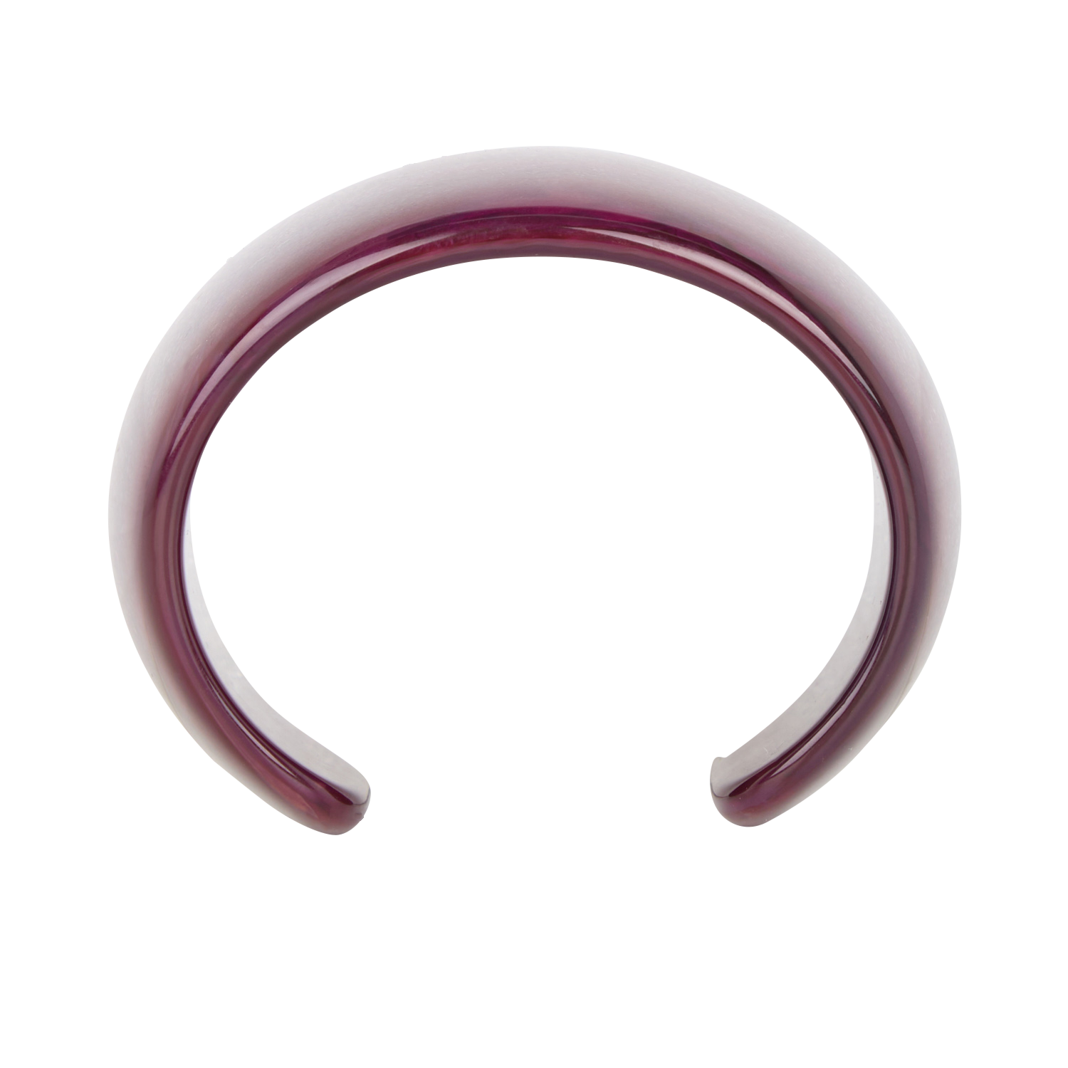 Bracelet large marbré SESSUN Rouge