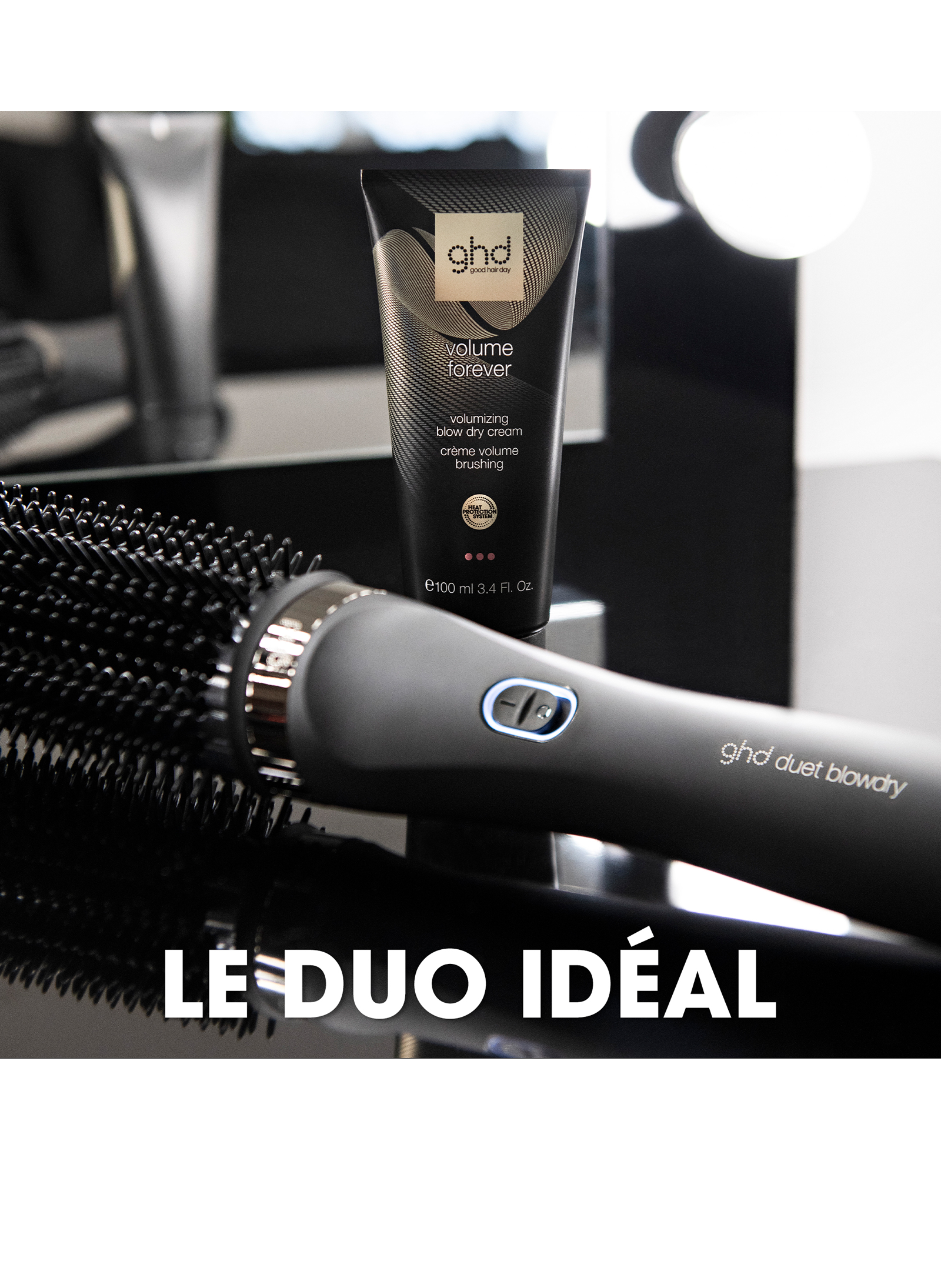 ghd Volume Forever Blow-Dry Cream GHD Noir