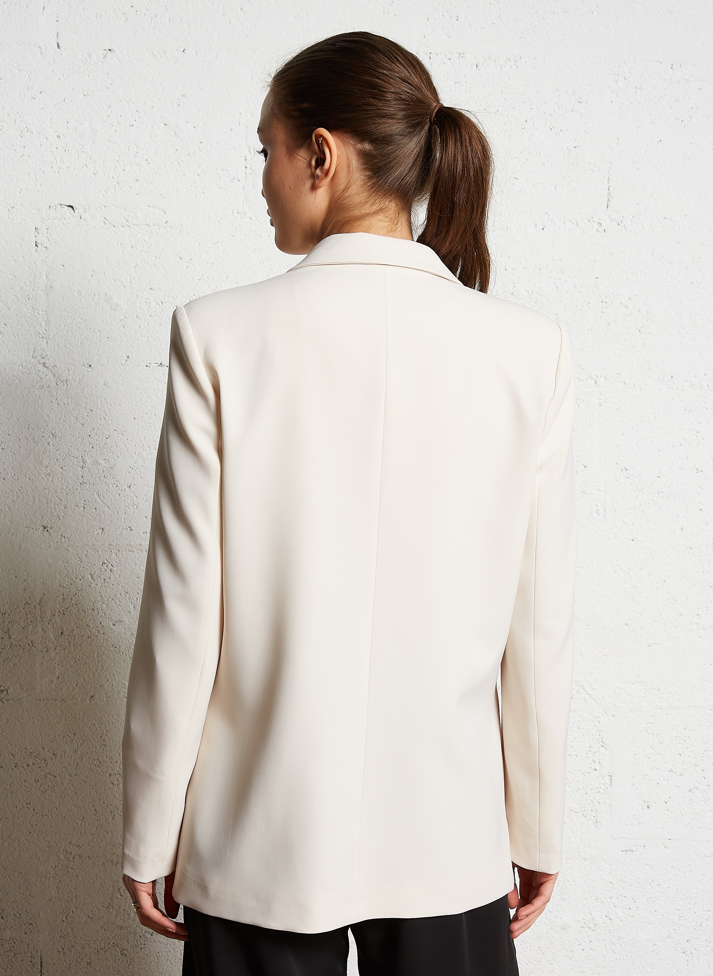 Veste de tailleur droite IMPERIAL Blanc
