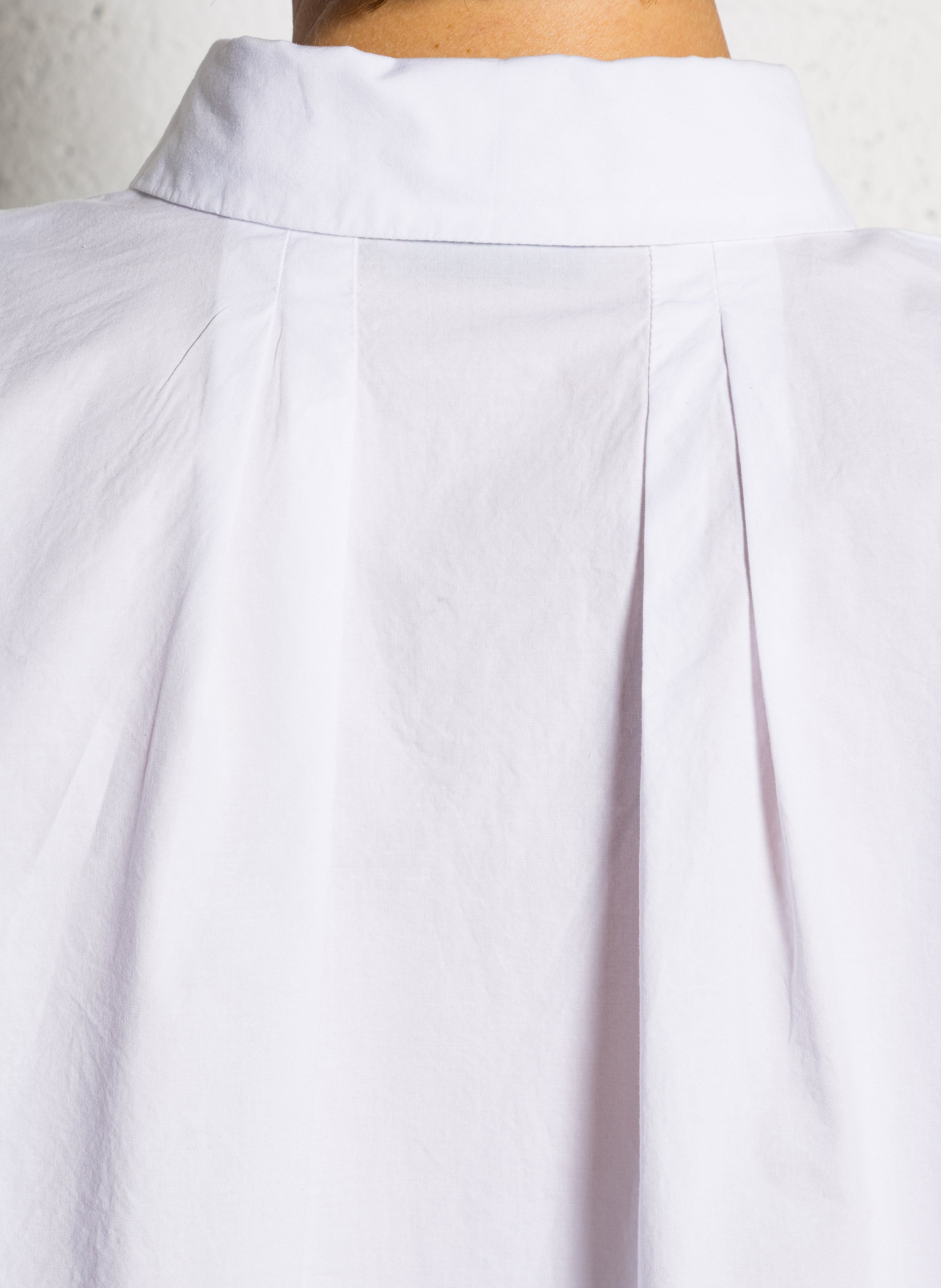 Capri plain oversized shirt RUE DE TOKYO White