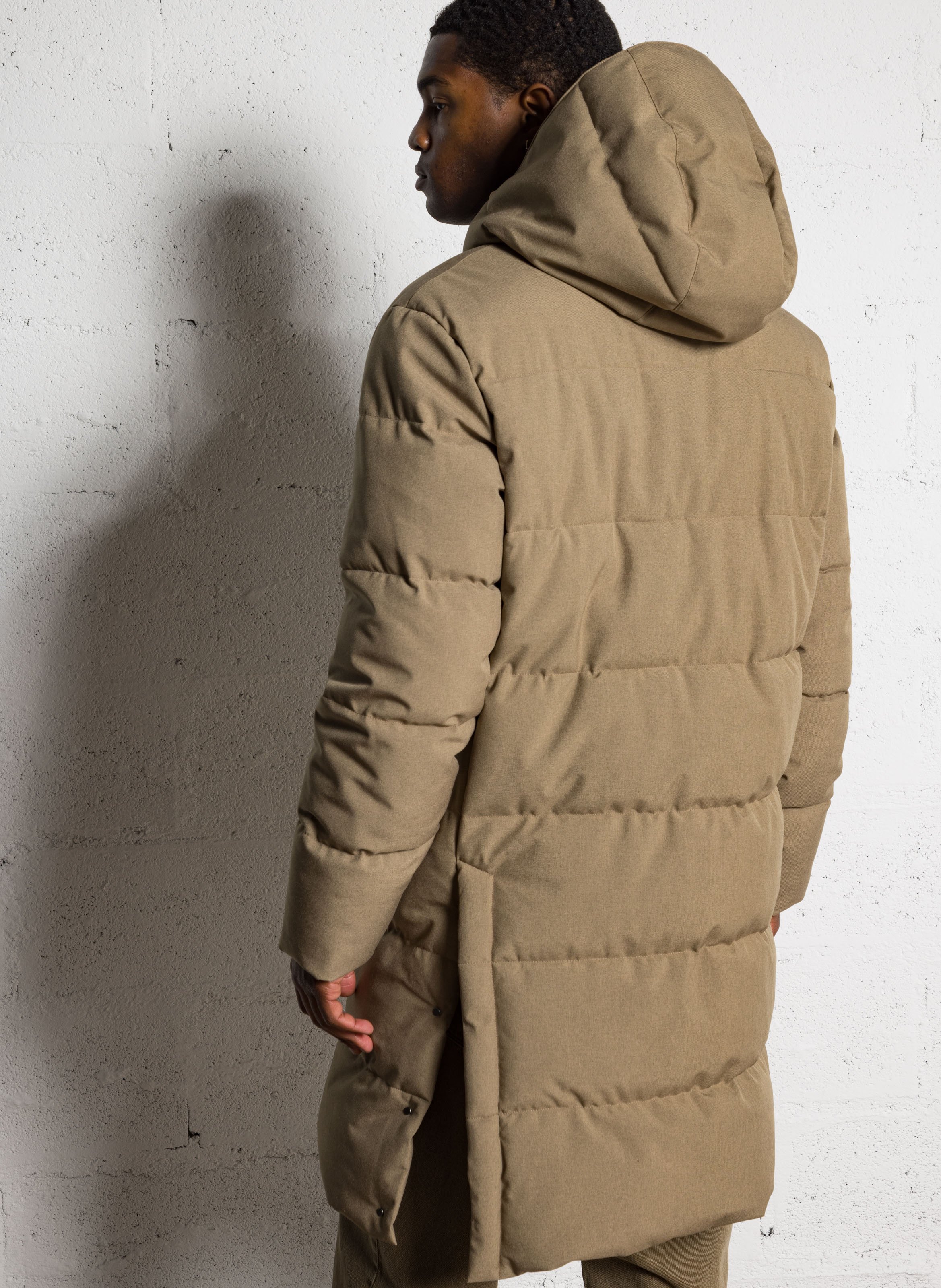 Daunenjacke mit Stehkragen IKKS Beige