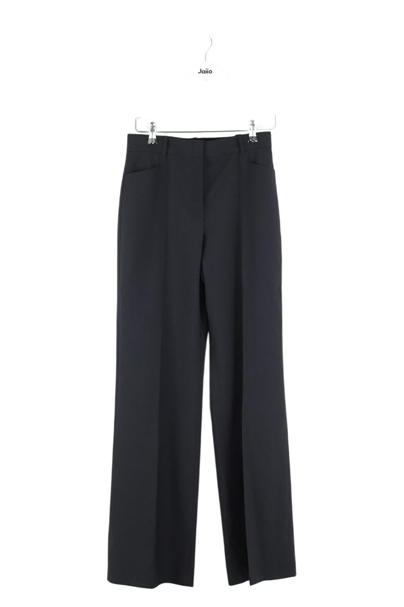 Black straight-leg  pants TARA JARMON - Seconde Main Black