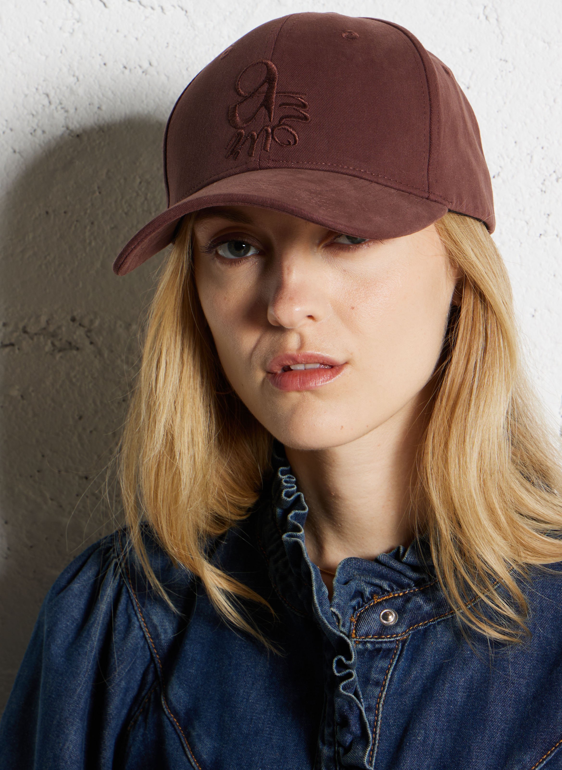 Casquette en coton SUNCOO Prune