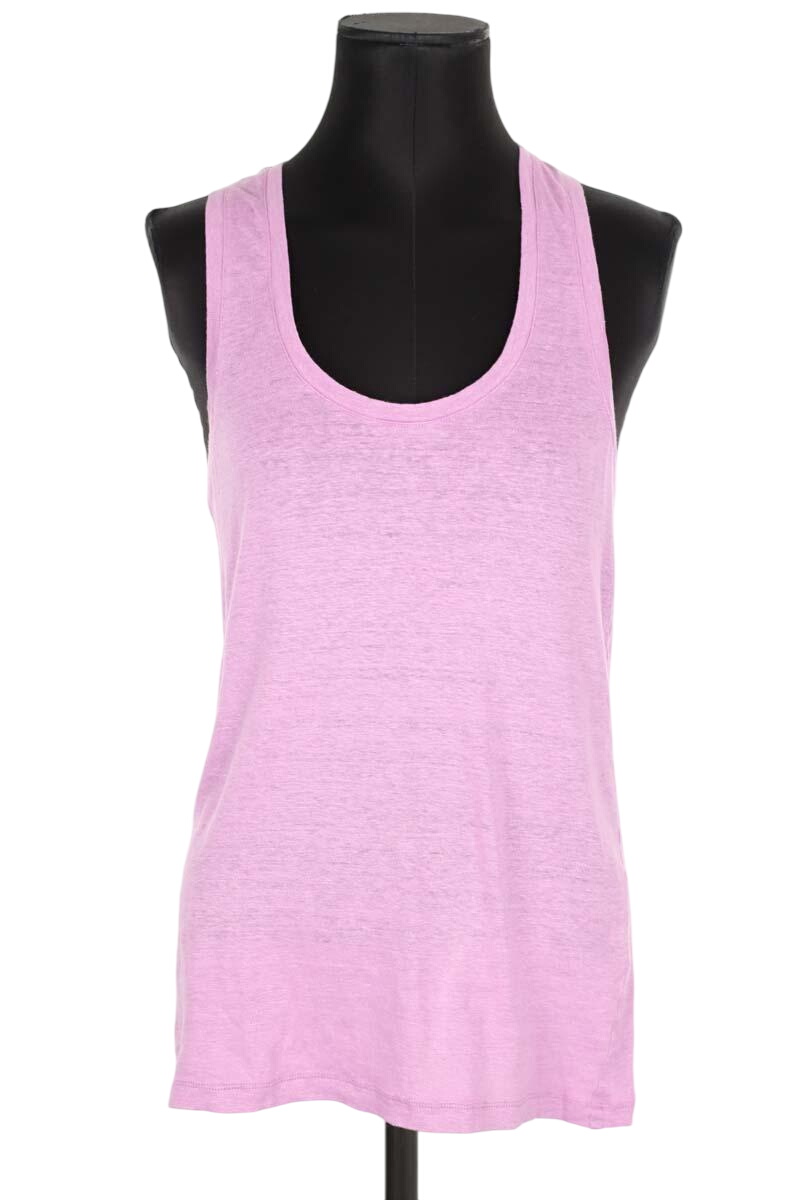 Sleeveless linen top ISABEL MARANT ÉTOILE - SECONDE MAIN Purple