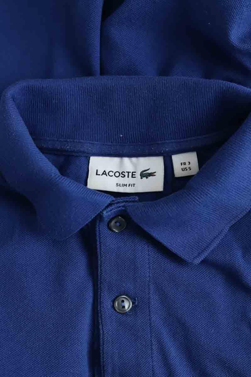 Cotton polo shirt LACOSTE - SECONDE MAIN Blue