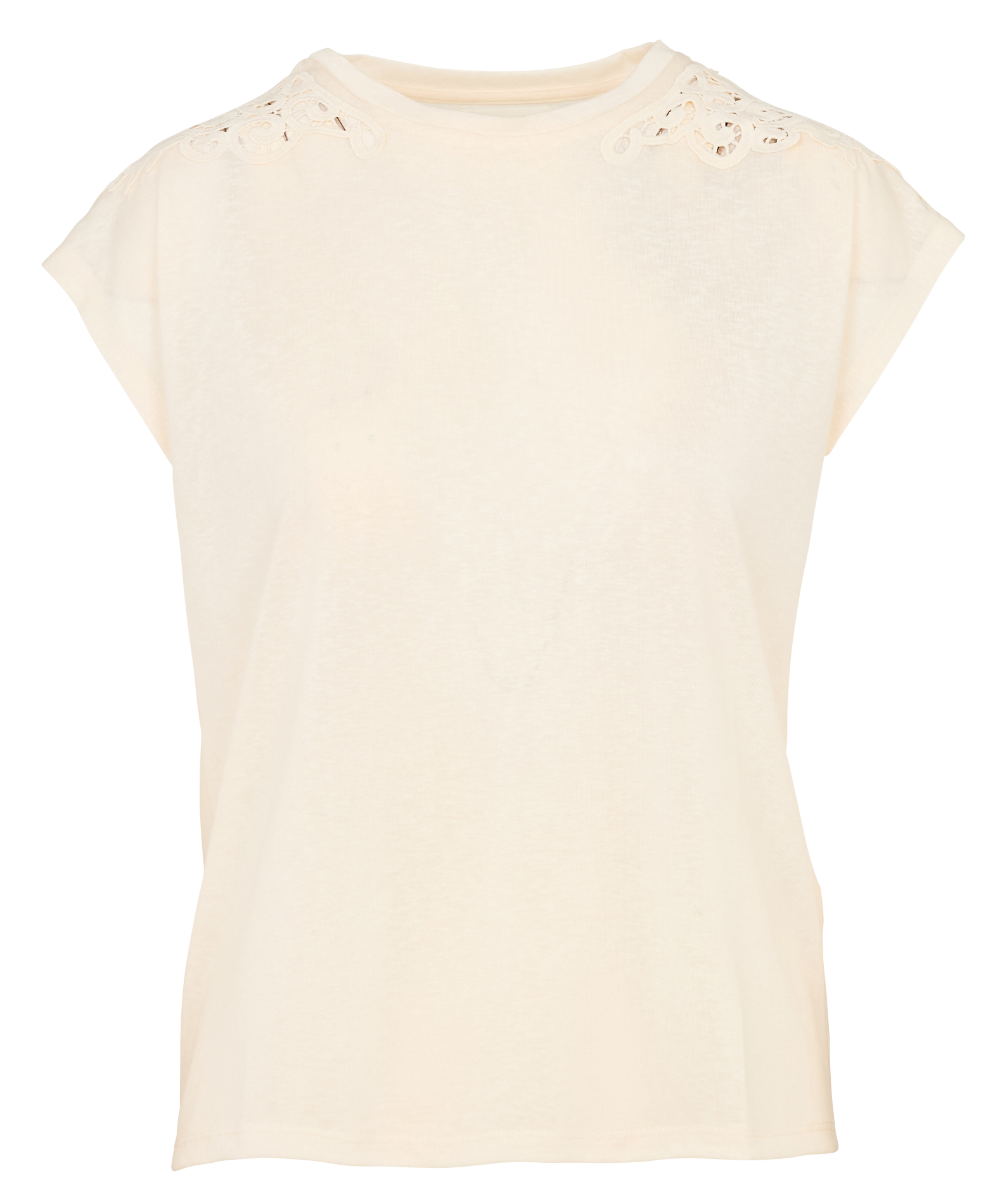 Tee-shirt oversize col rond MAISON 123 Beige