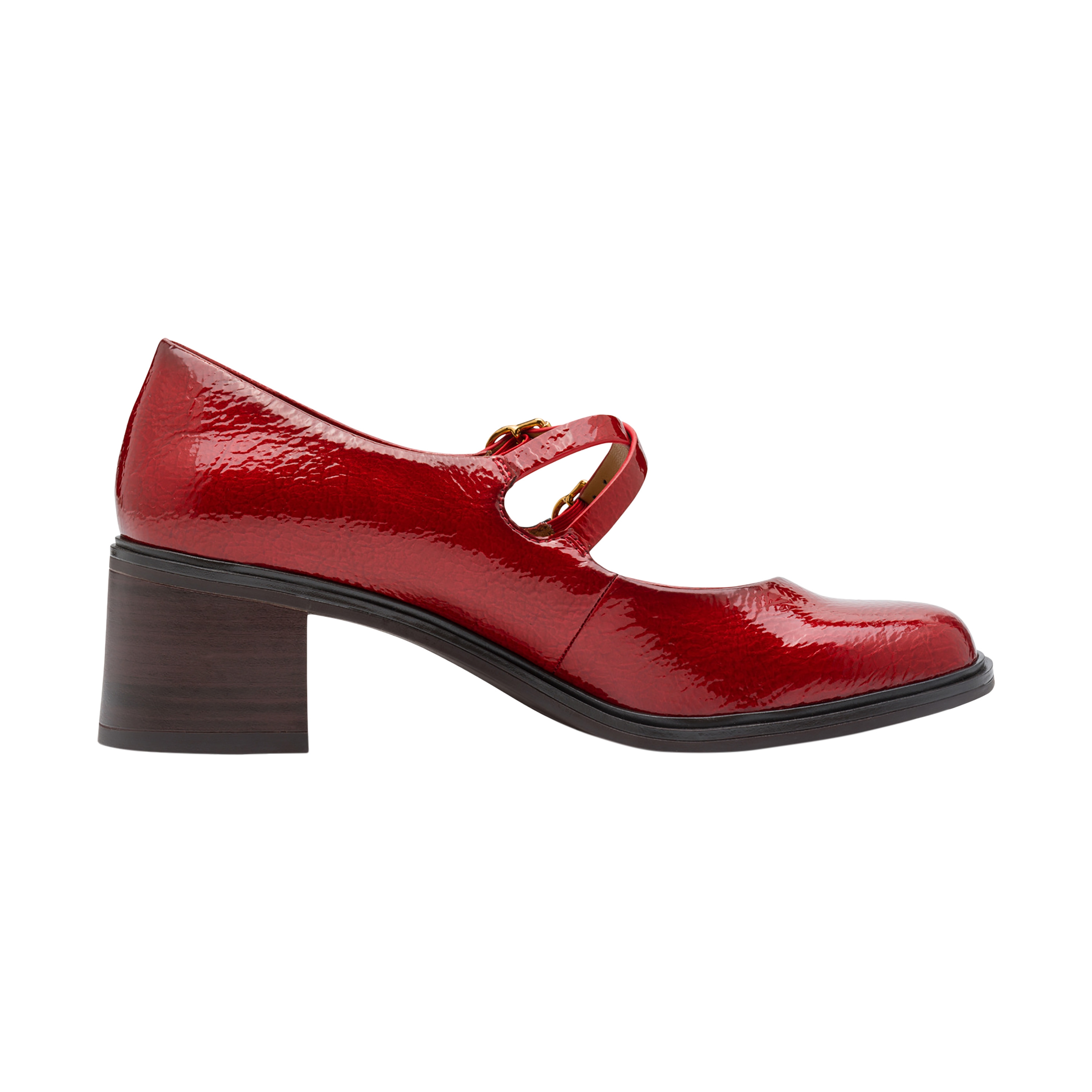 Ballet flats with ankle straps TAMARIS Red