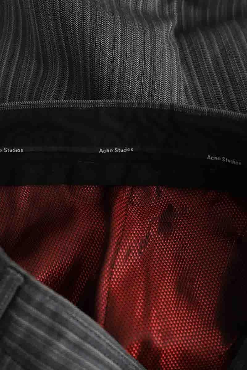 Bandol straight woollen trousers ACNE STUDIOS - Seconde Main Grey