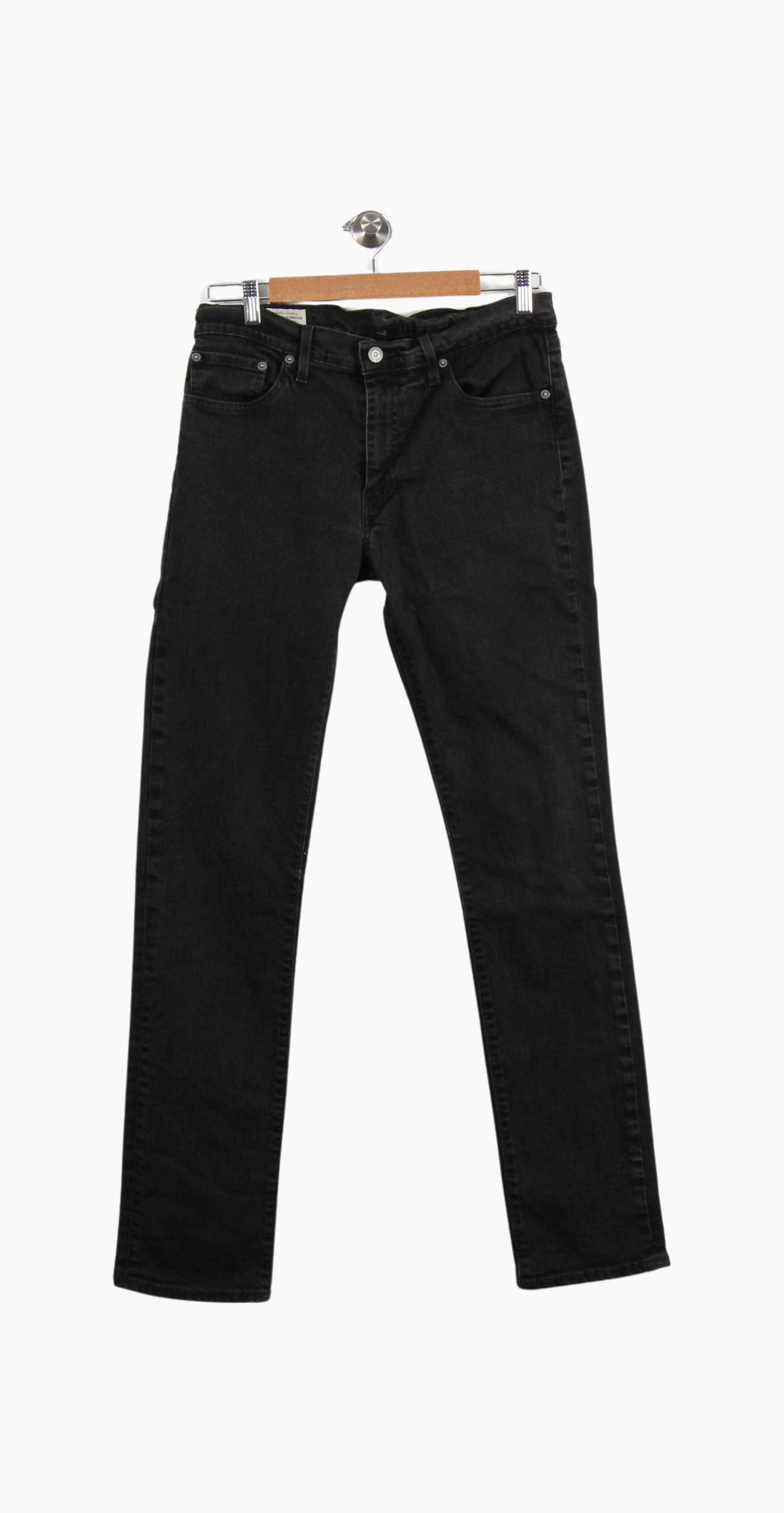 Cropped slim jeans with studs LEVI'S - Seconde main Black