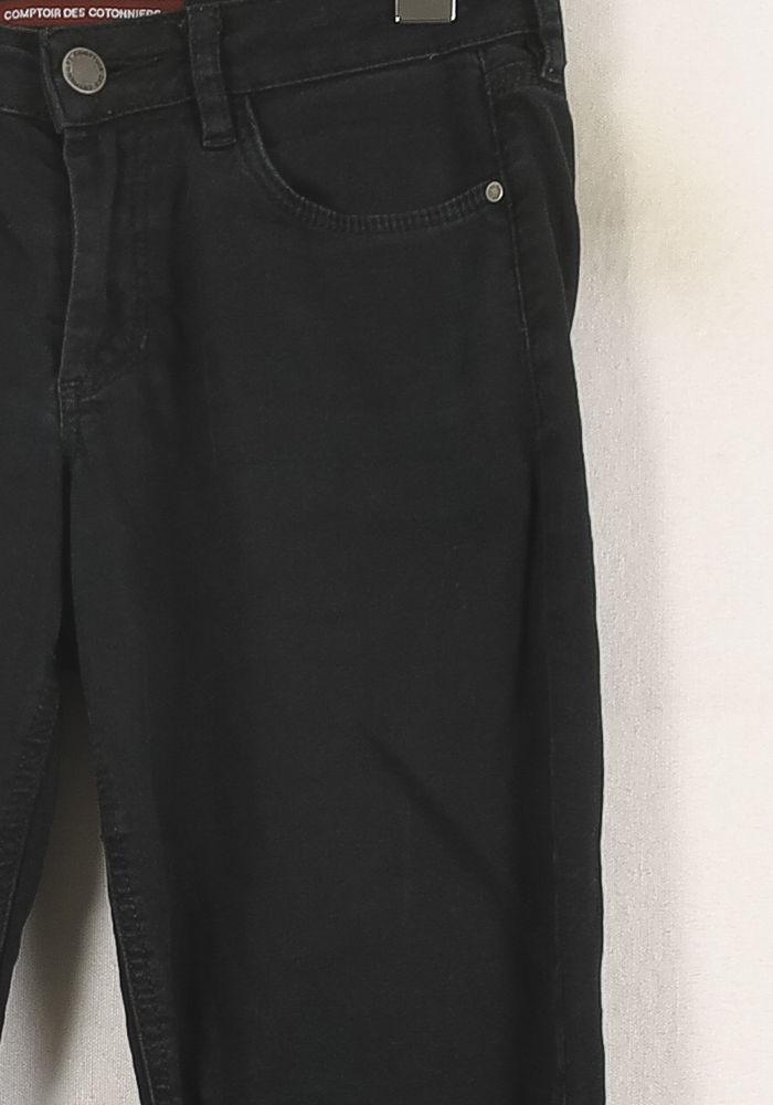 Cropped slim jeans with studs COMPTOIR DES COTONNIERS - Seconde main Blue