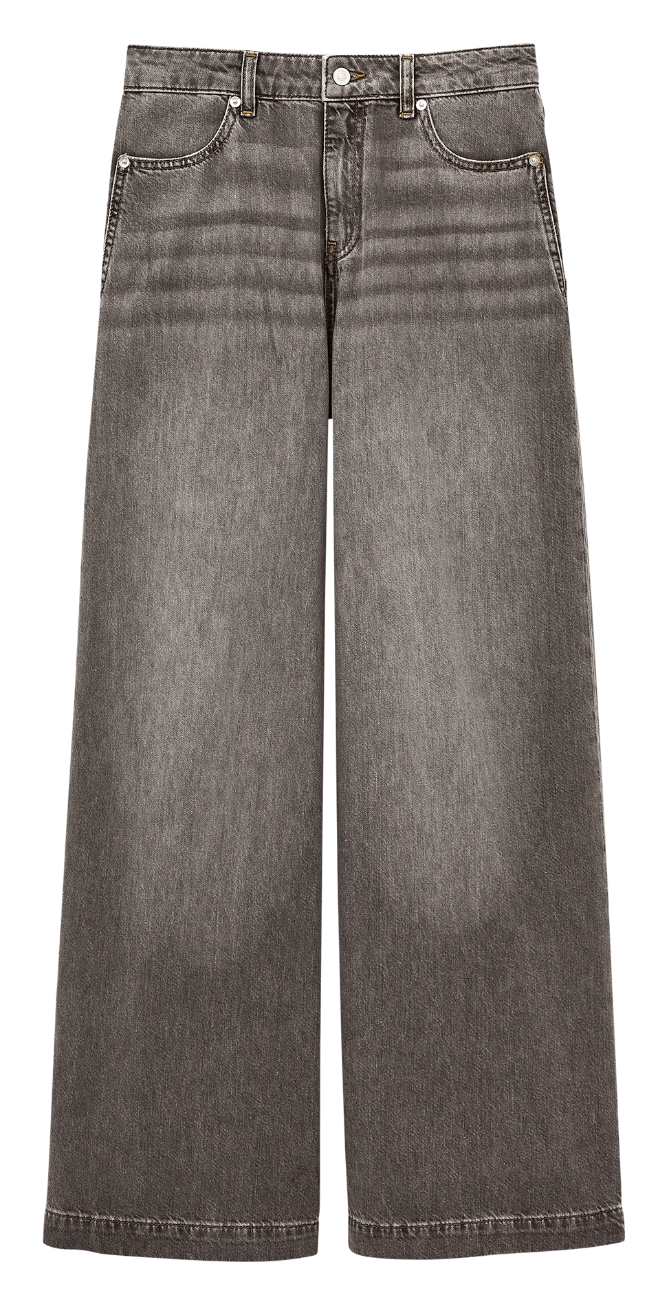 Jean large en coton BA&SH Noir