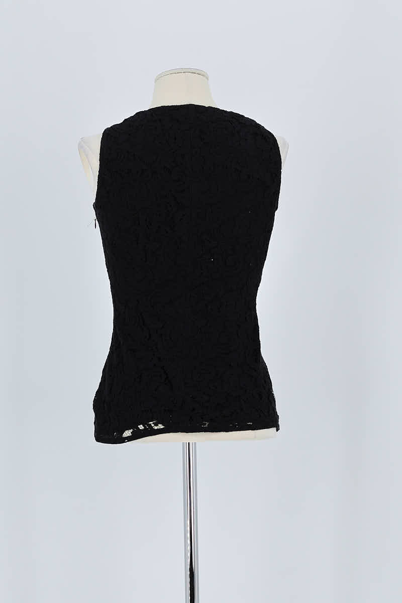 Azawood sleeveless top ARMANI - SECONDE MAIN Black