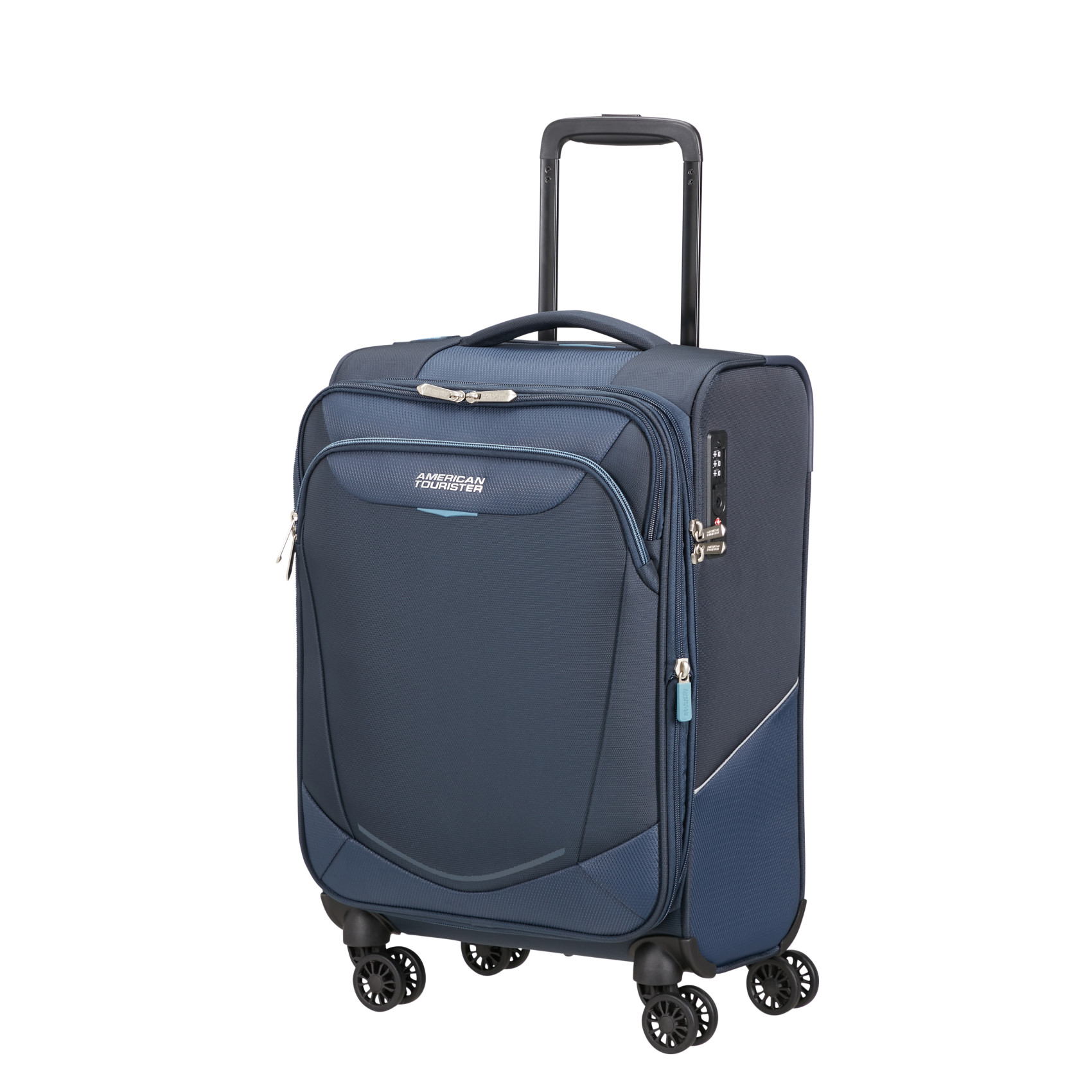Summerride 4-wheel carry-on suitcase size S AMERICAN TOURISTER Blue