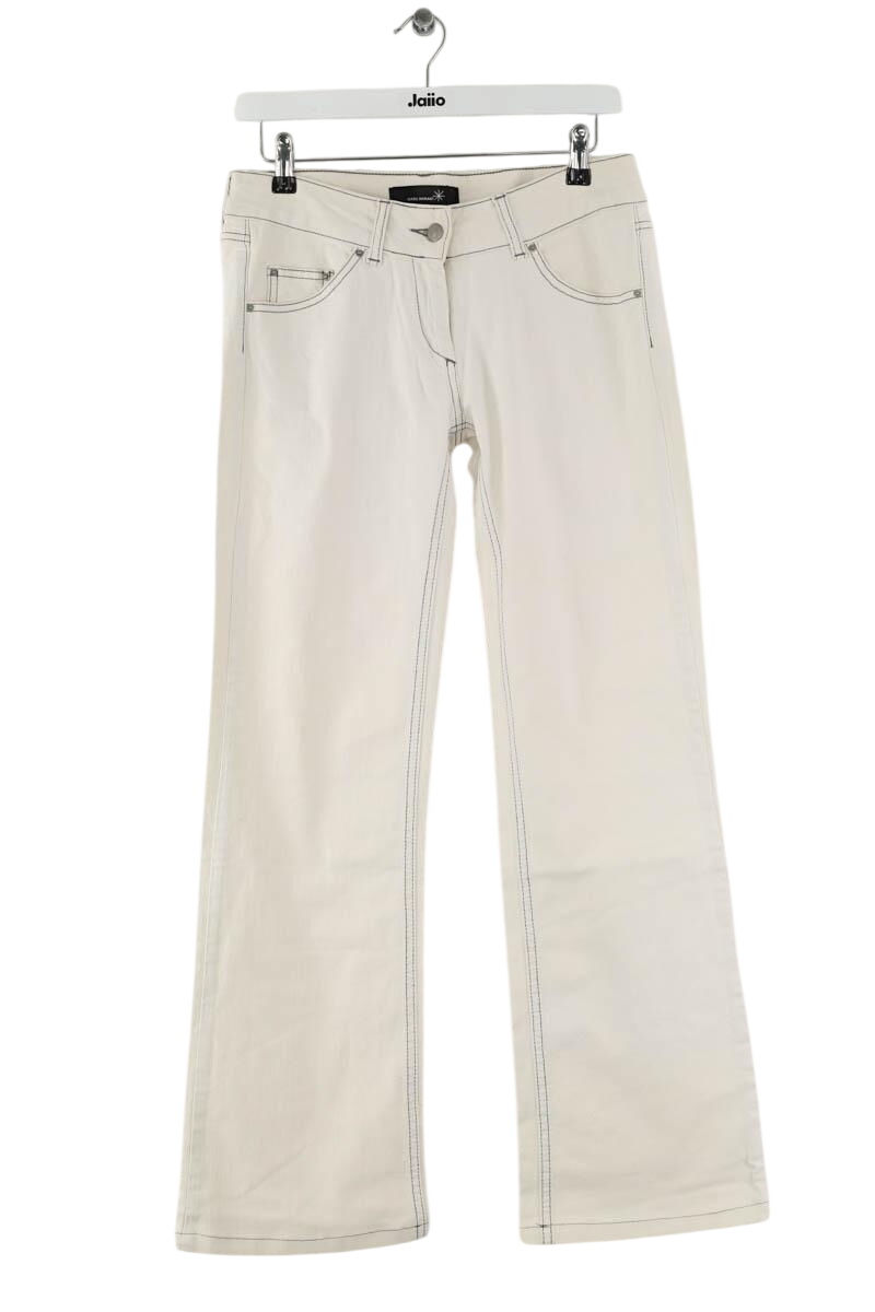 Straight cotton-blend pants ISABEL MARANT - Seconde Main White