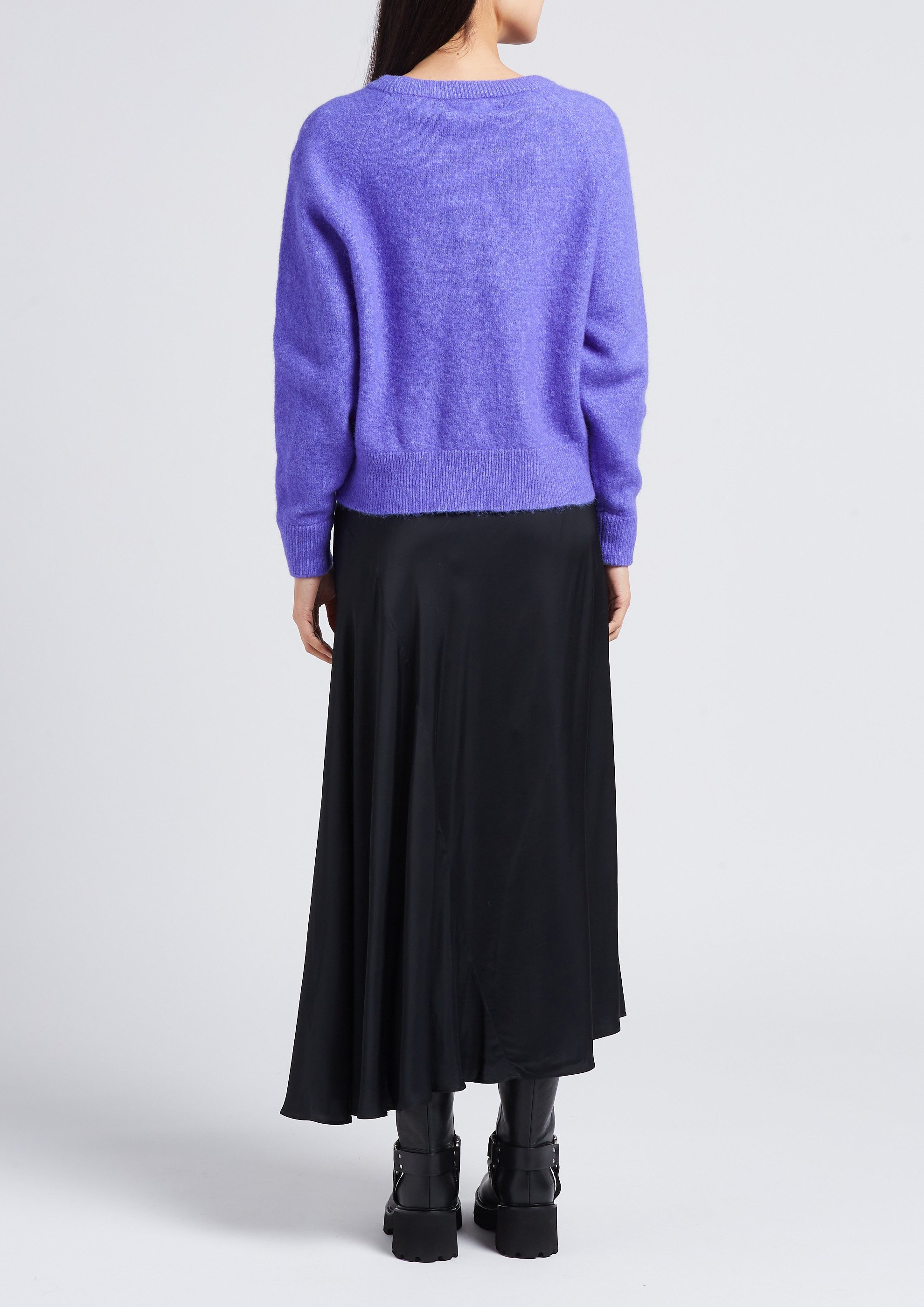 Midi wrap skirt SAMSOE SAMSOE Black