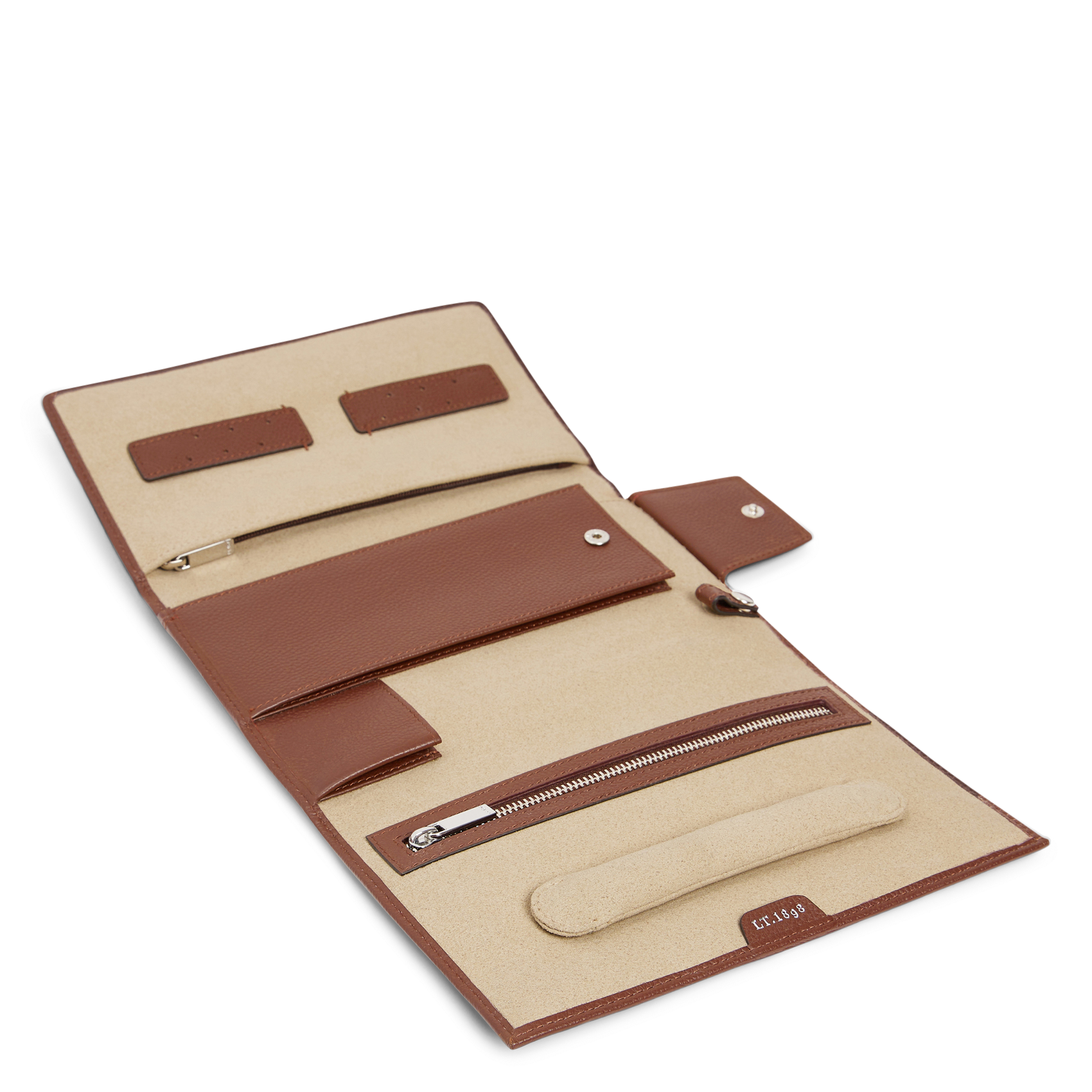 Etui für Schmuck aus Leder LE TANNEUR Braun