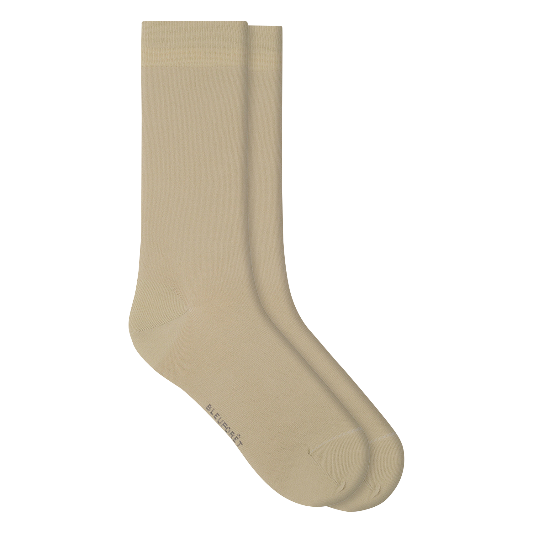 Mittelhohe Socken aus Baumwoll-Mix BLEUFORET Beige