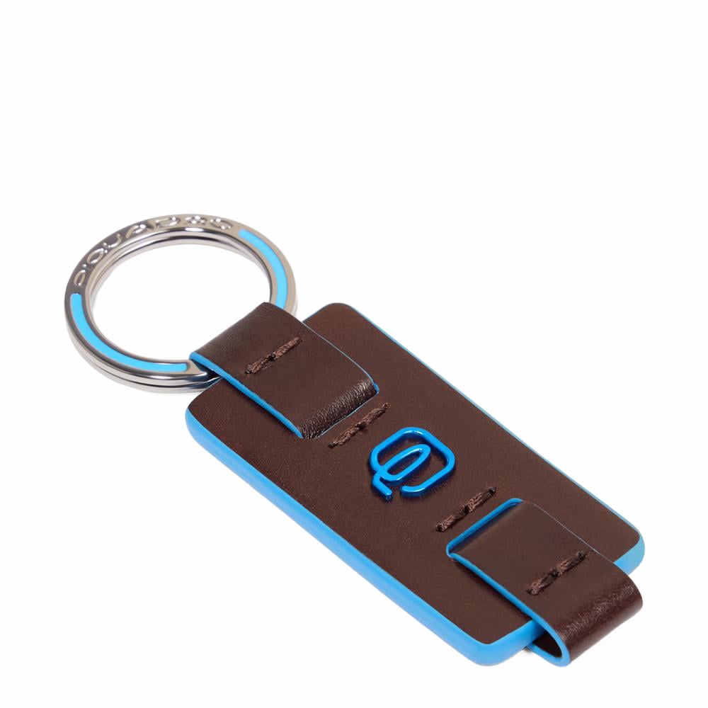 Asia leather keyring PIQUADRO