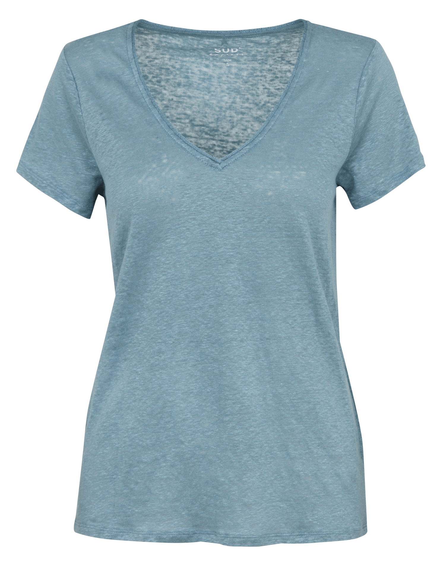 Fine linen V-neck sweater SUD EXPRESS