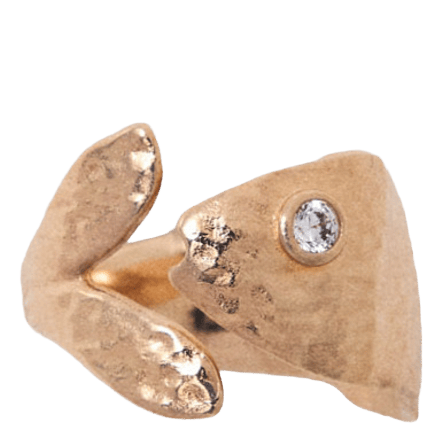 Bague en laiton MAJE Doré