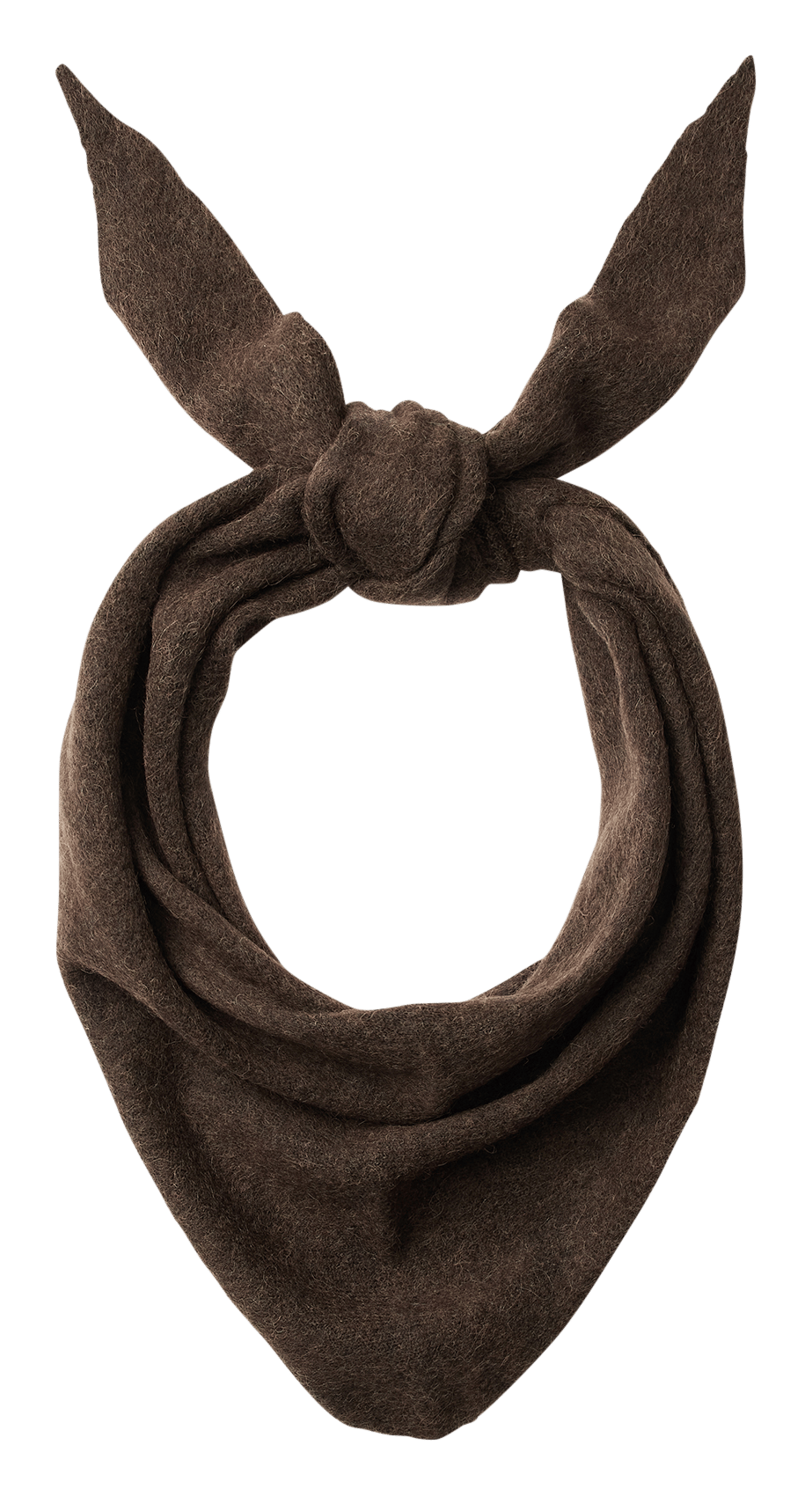 Wool-blend scarf SELECTED Brown