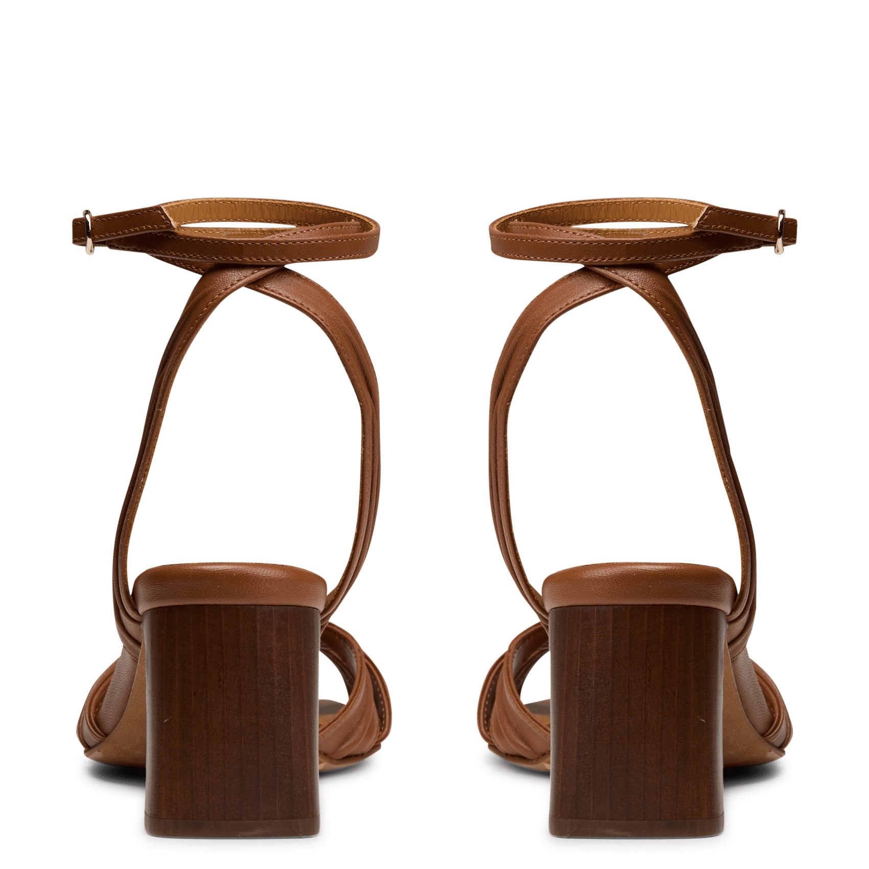 Hohe Ledersandalen BOBBIES Braun