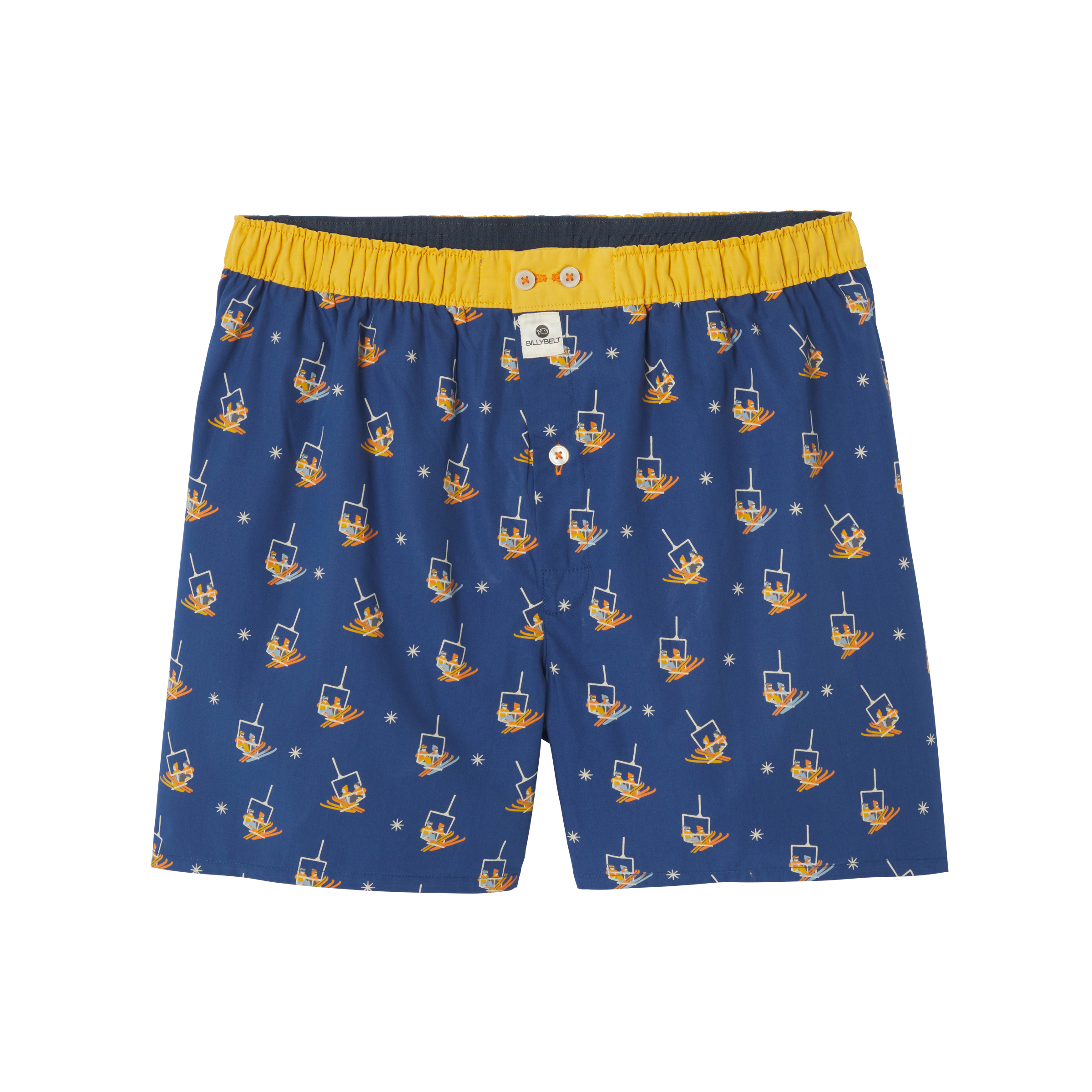 Organic cotton boxer shorts BILLYBELT Blue